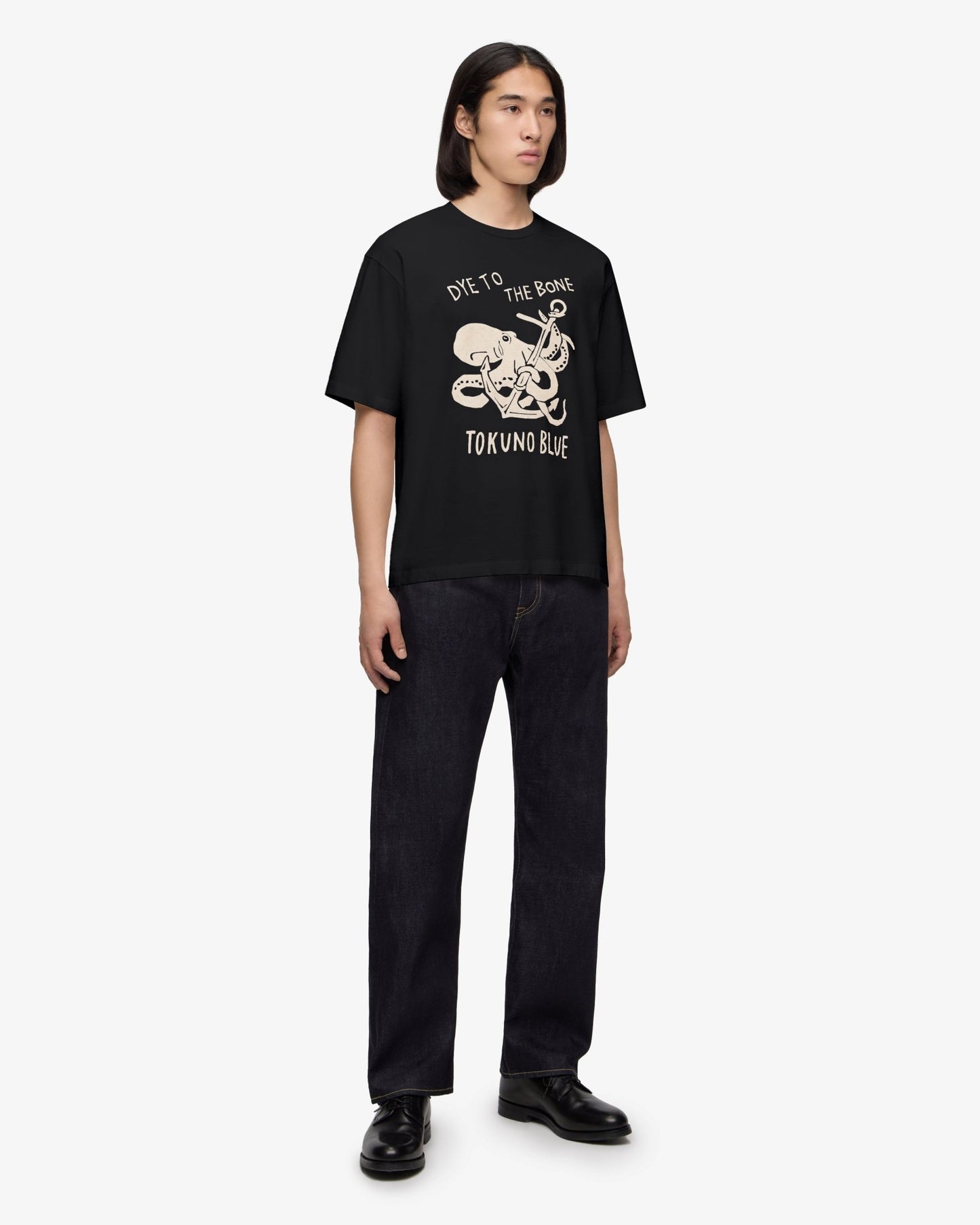 【4月下旬販売開始】ZIMBABWE COTTON S/S TEE - OCTOPUS - MOMOTARO JEANS