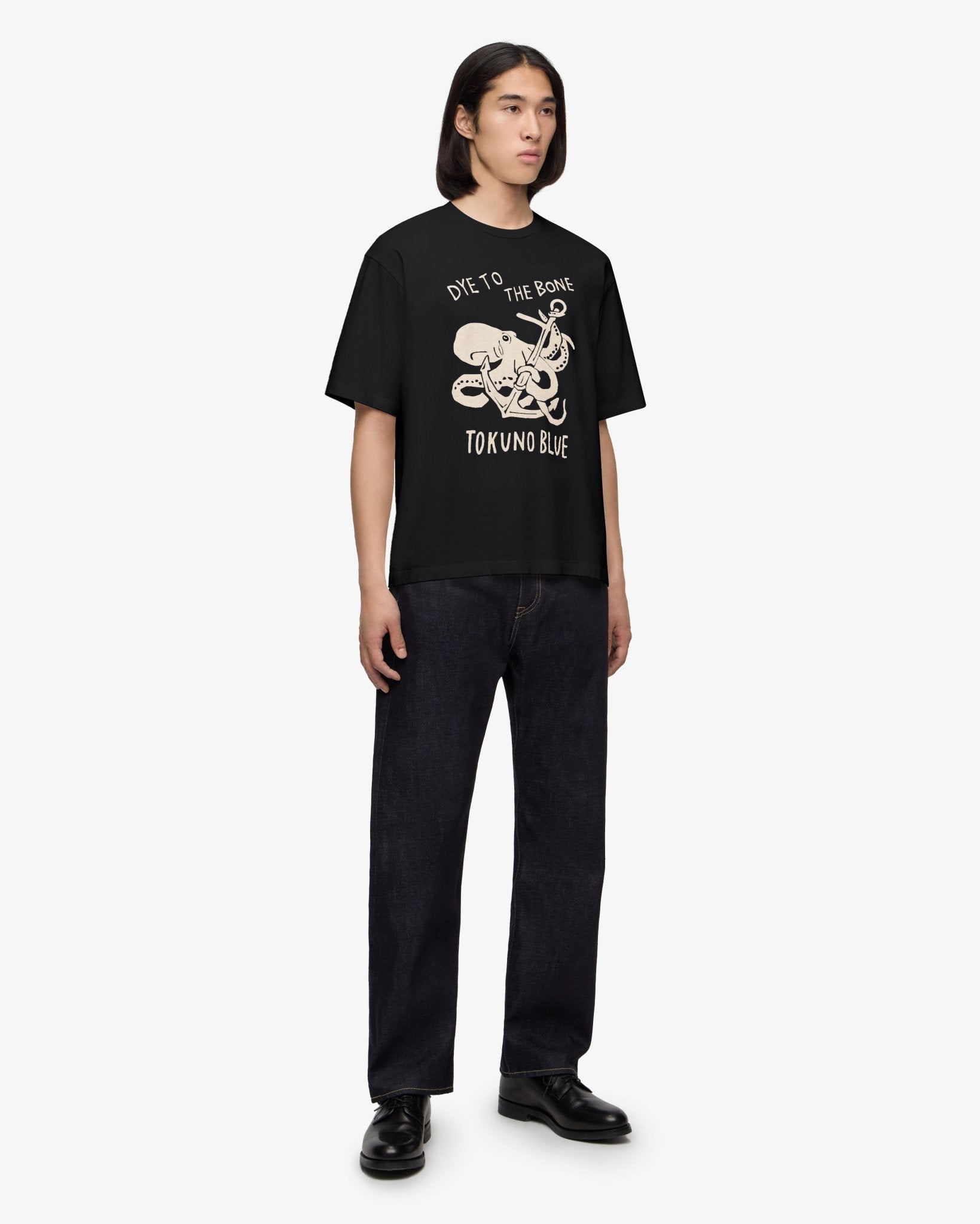 【4月下旬販売開始】ZIMBABWE COTTON S/S TEE - OCTOPUS - MOMOTARO JEANS