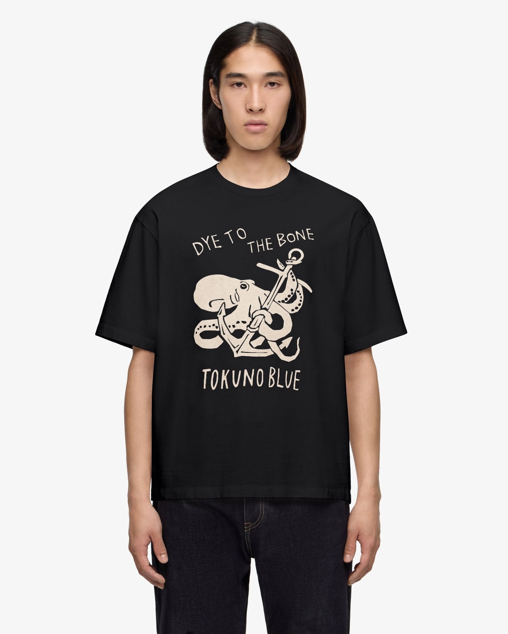 ZIMBABWE COTTON S/S TEE - OCTOPUS – MOMOTARO JEANS