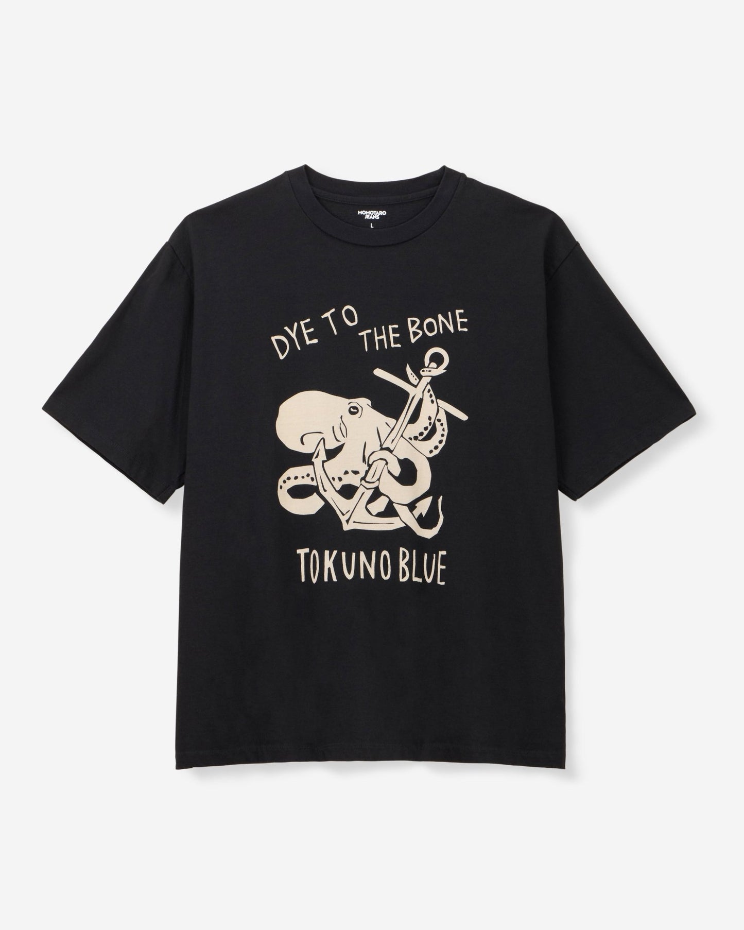 【4月下旬販売開始】ZIMBABWE COTTON S/S TEE - OCTOPUS - MOMOTARO JEANS