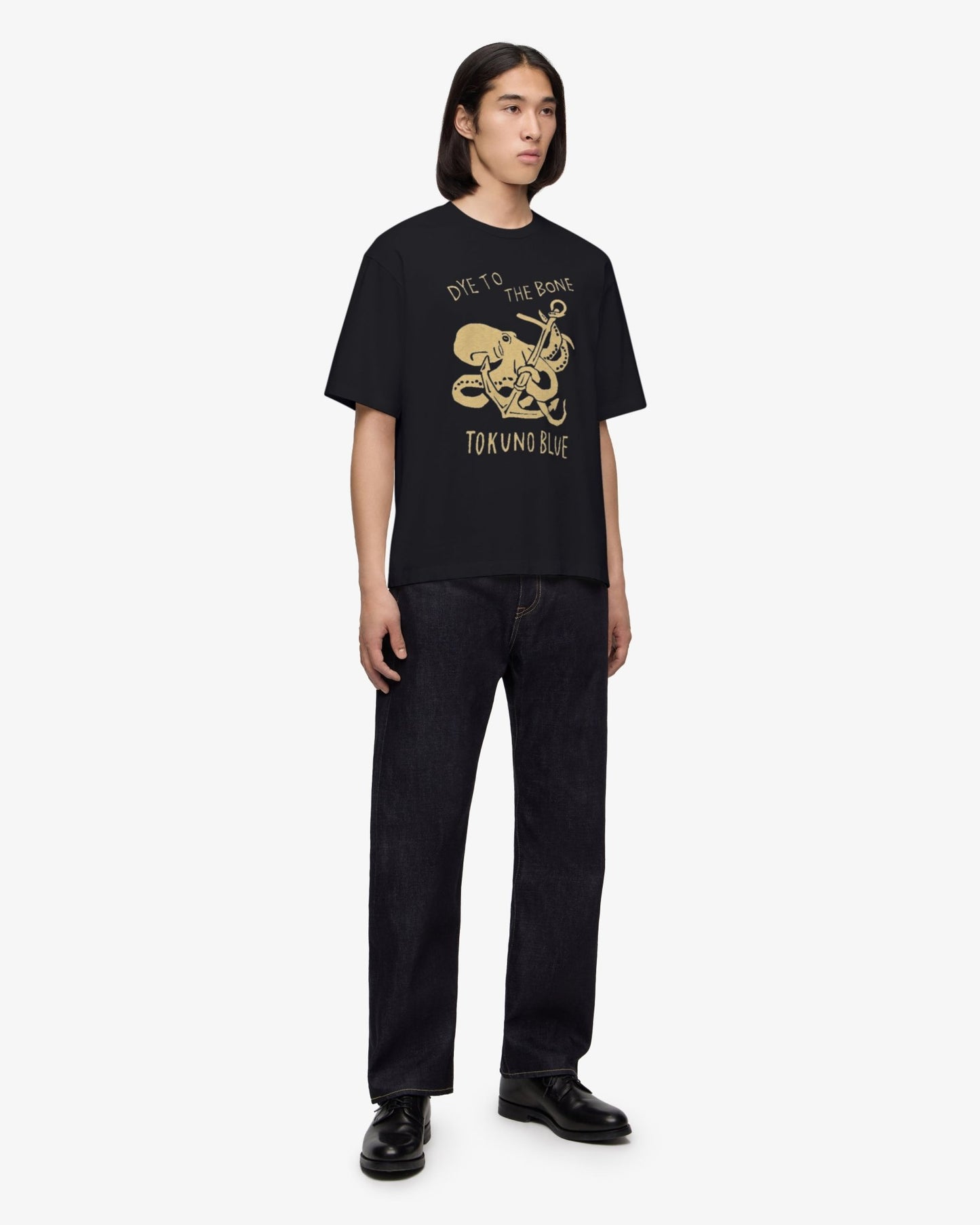 【4月下旬販売開始】ZIMBABWE COTTON S/S TEE - OCTOPUS - MOMOTARO JEANS