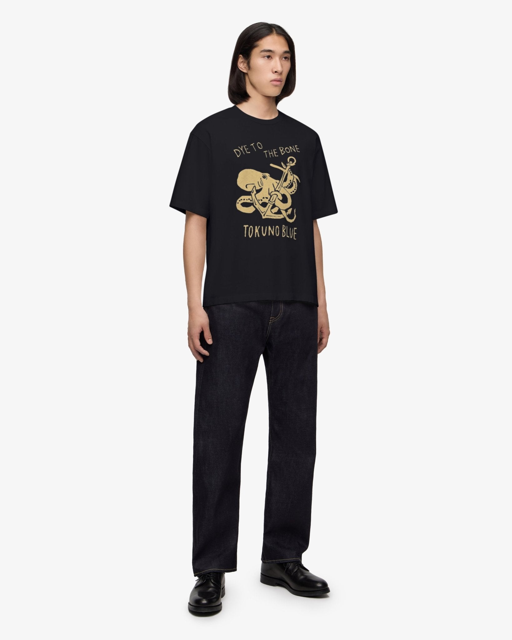 【4月下旬販売開始】ZIMBABWE COTTON S/S TEE - OCTOPUS - MOMOTARO JEANS