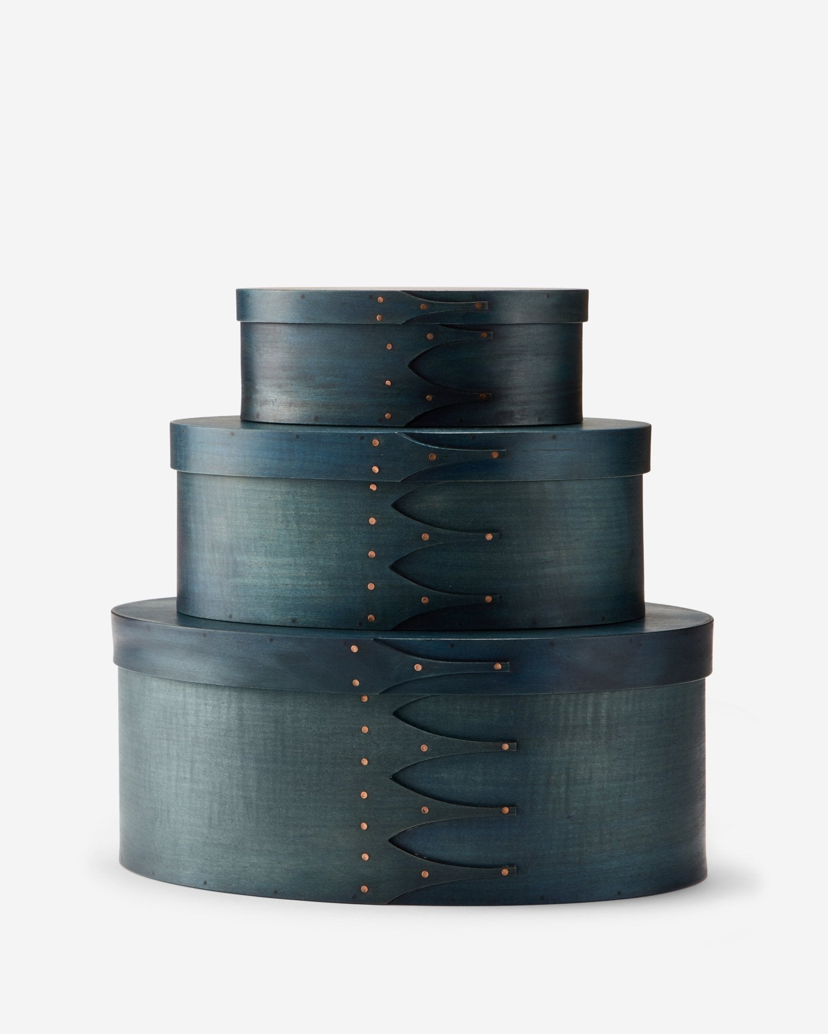 №5 OVAL BOX - NATURAL INDIGO - MOMOTARO JEANS