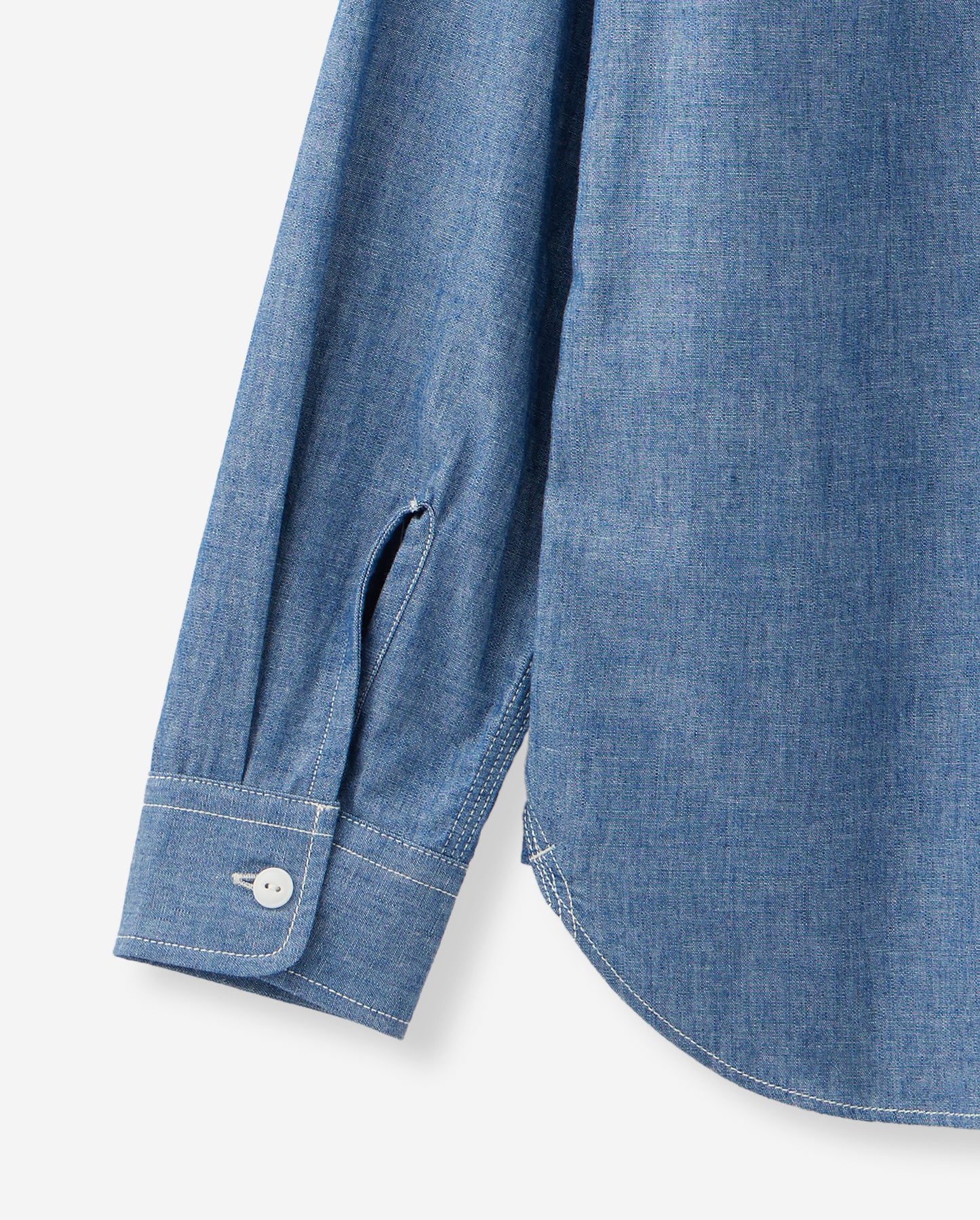 TRIPLE STITCH L/S CHAMBRAY SHIRT