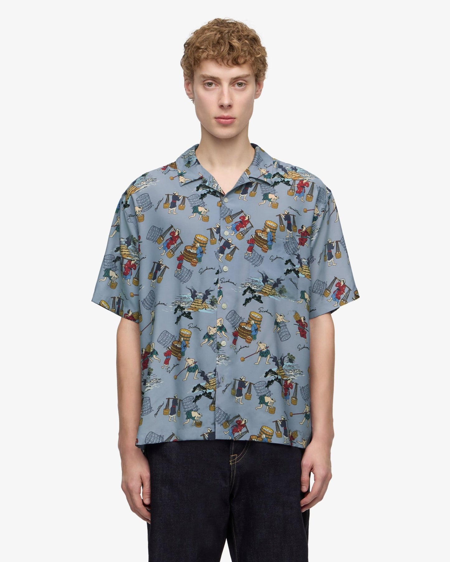 【5月下旬販売開始】RAYON S/S SHIRT - MOMOTARO JEANS