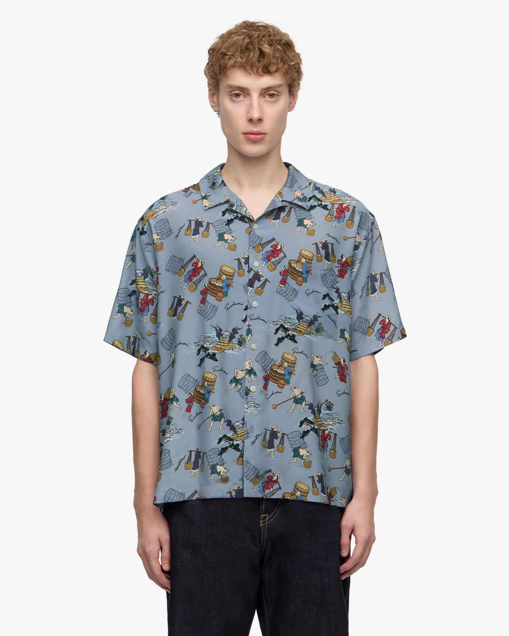 【5月下旬販売開始】RAYON S/S SHIRT - MOMOTARO JEANS