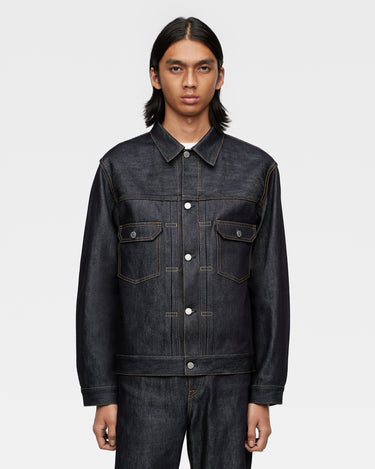 #002 SILK DENIM JACKET 15oz