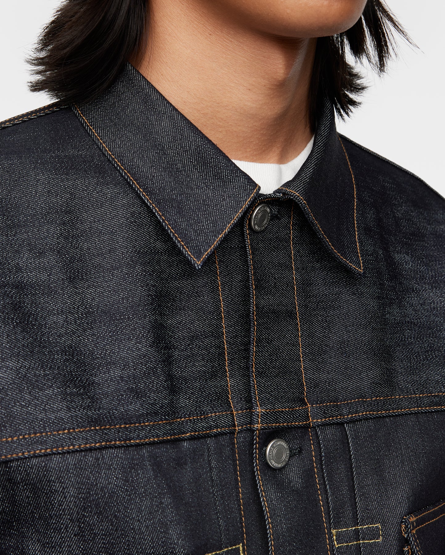 #002 SILK DENIM JACKET 15oz