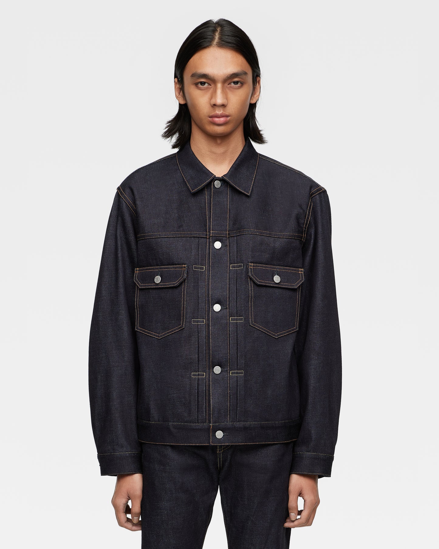 #002 STANDARD DENIM JACKET 14.7oz