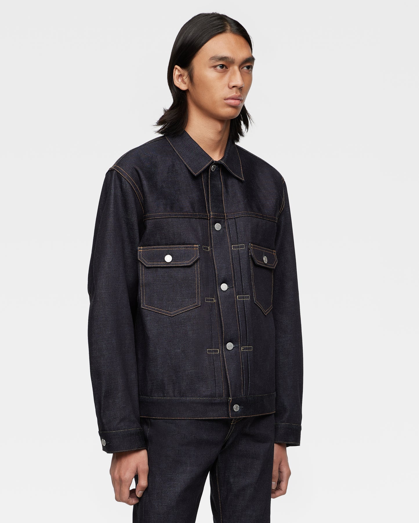 #002 STANDARD DENIM JACKET 14.7oz