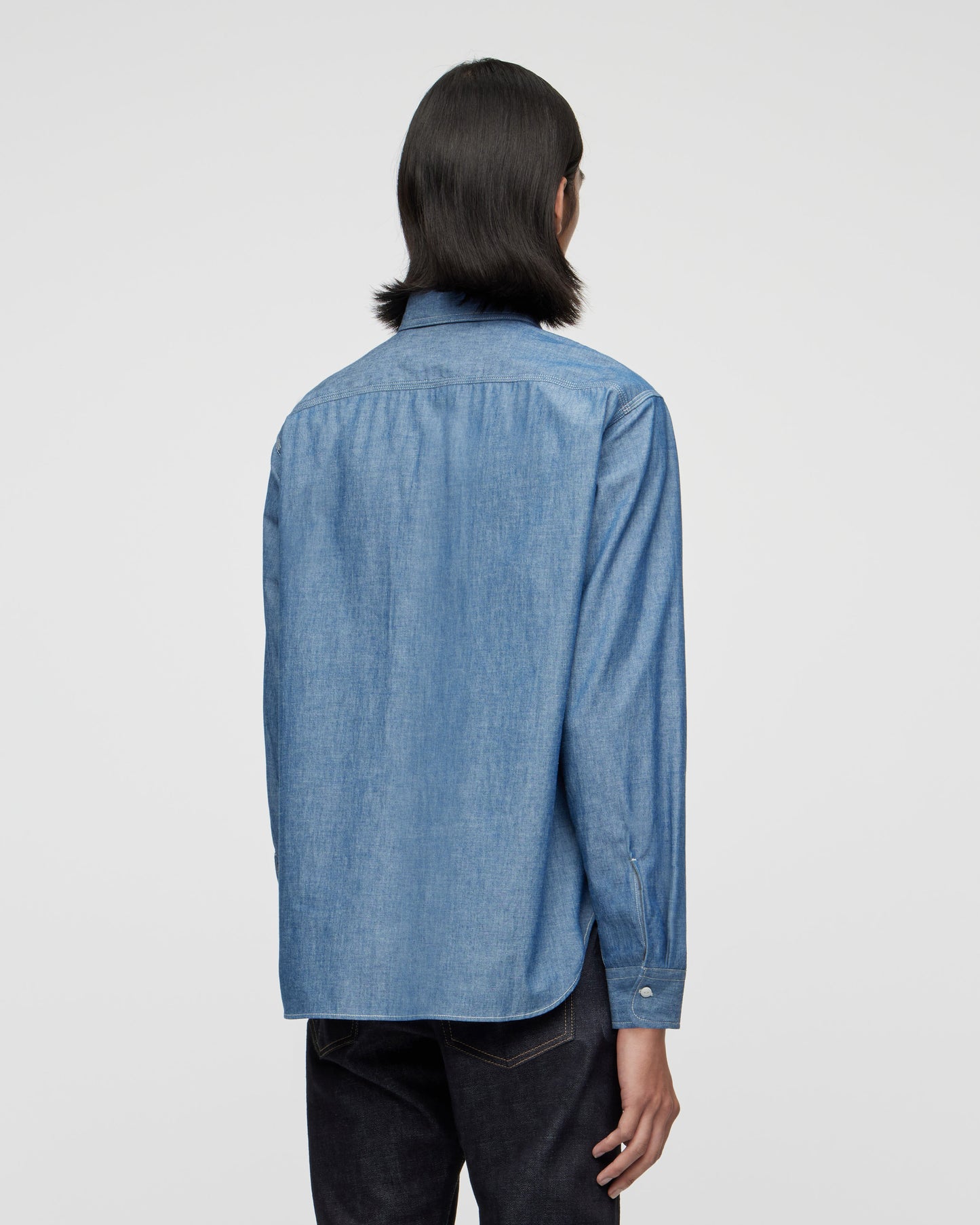 TRIPLE STITCH L/S CHAMBRAY SHIRT