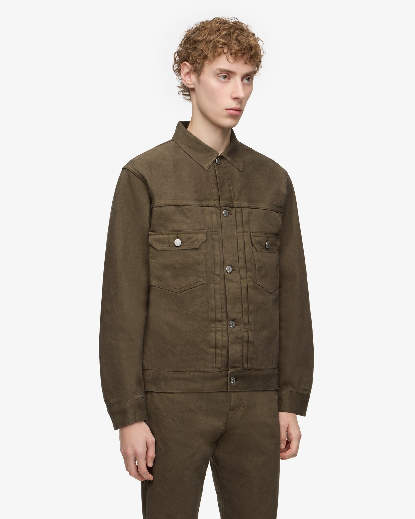 #002 DENIM JKT - MOSS