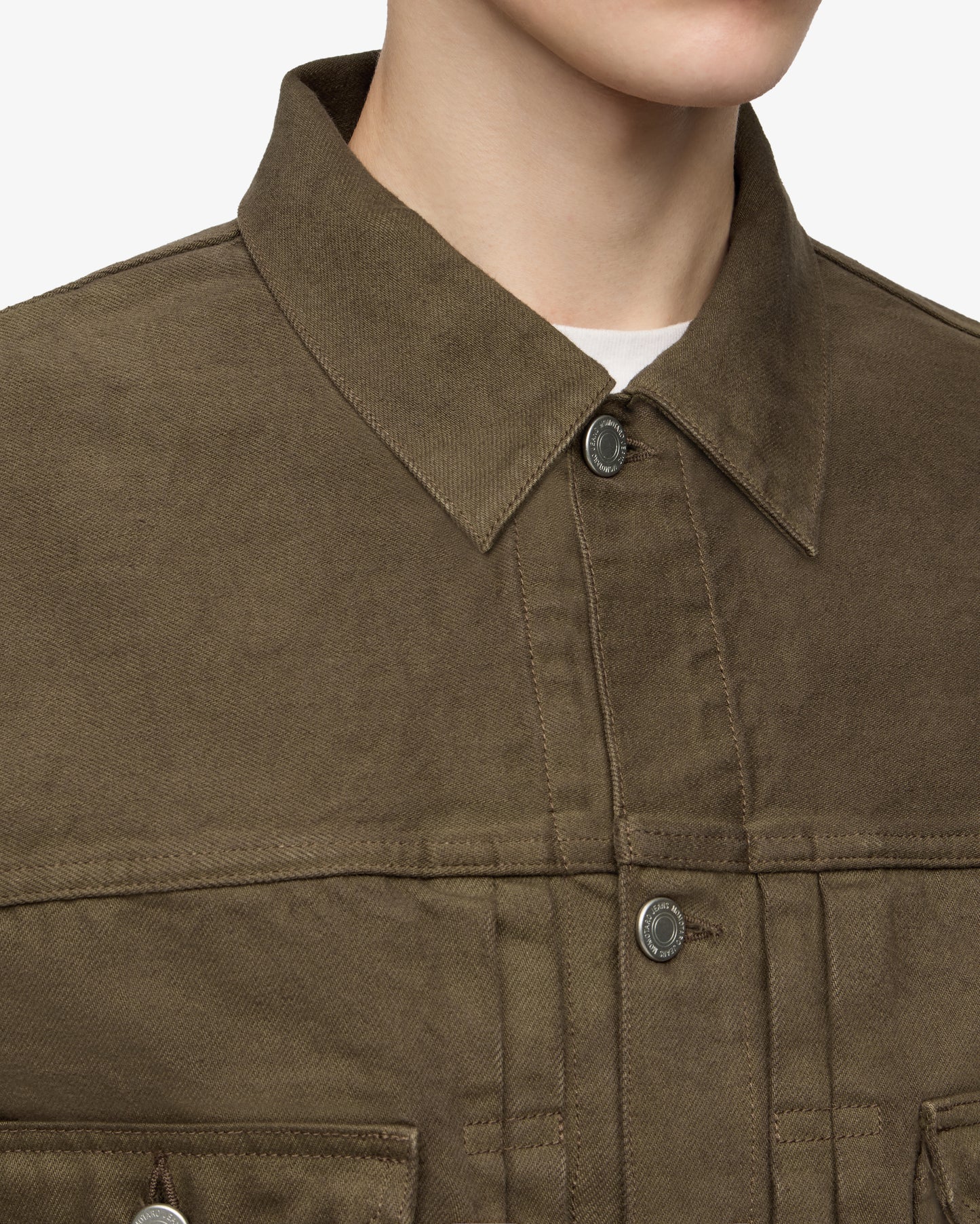 #002 DENIM JKT - MOSS