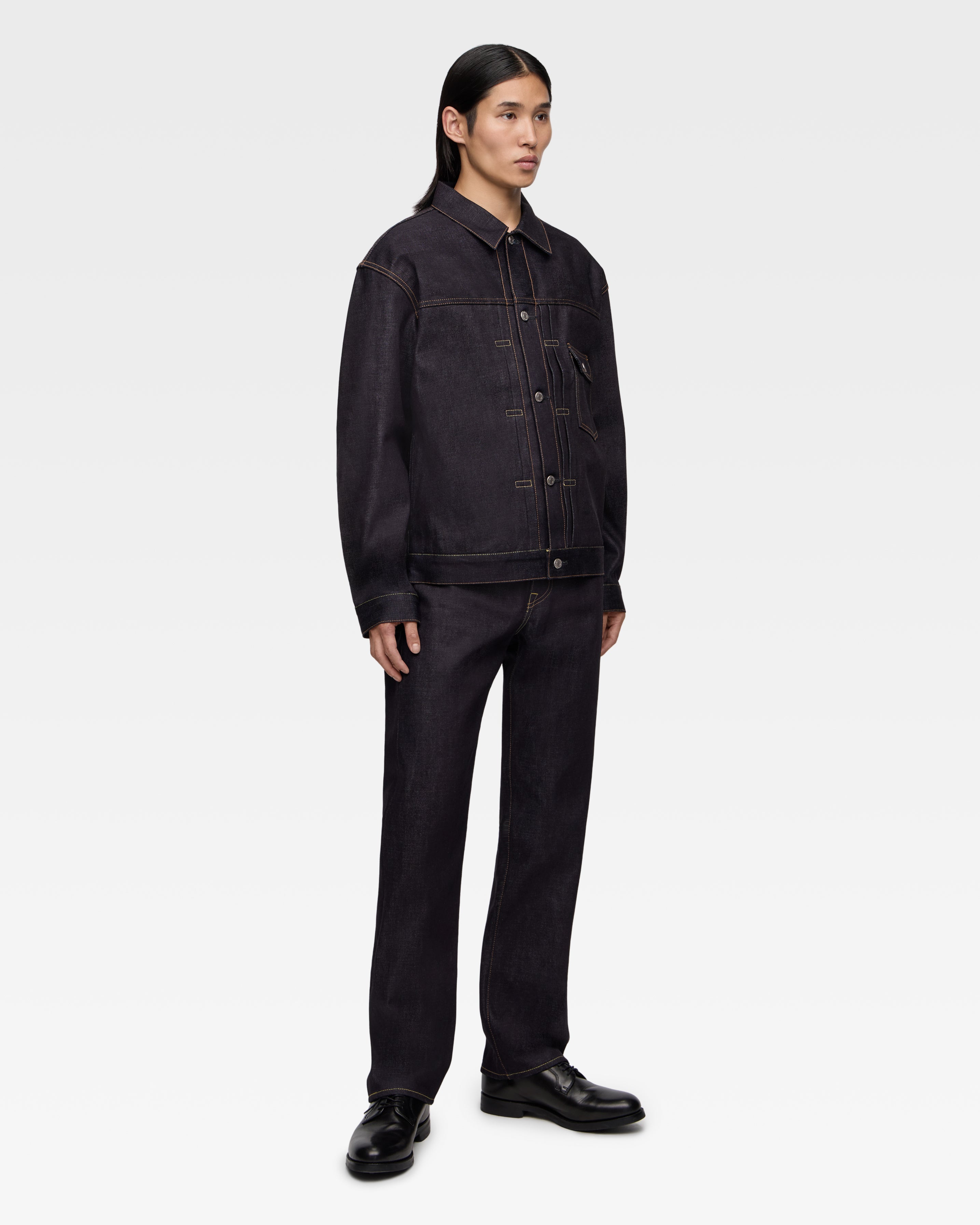 美品　MOMOTARO JEANS ダークブルー オーバーオール サイズ38 300 CLASSIC SLIM 15.7oz – MOMOTARO JEANS