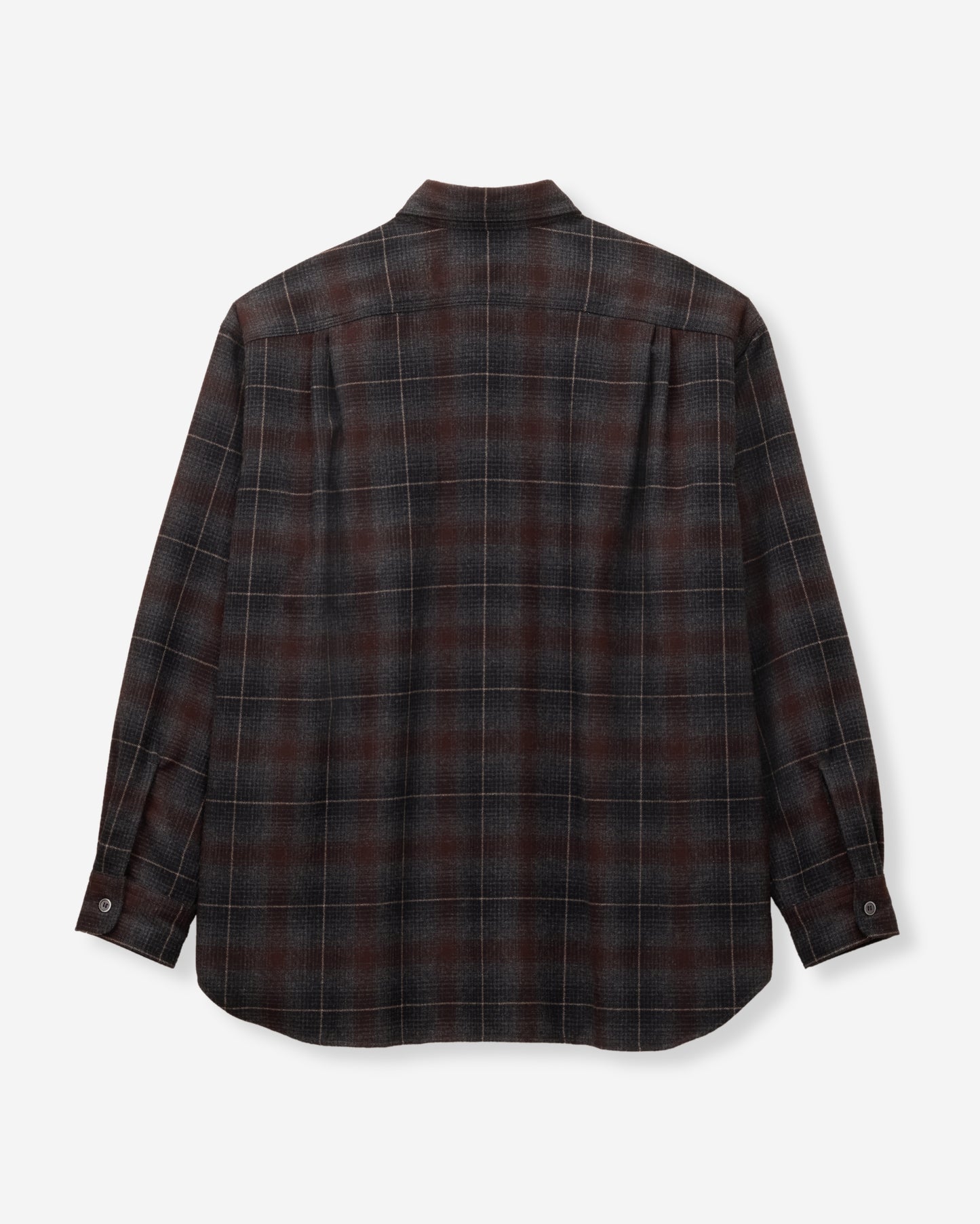 【近日販売予定】WOOL×CASHMERE OMBRE CHECK L/S SHIRT