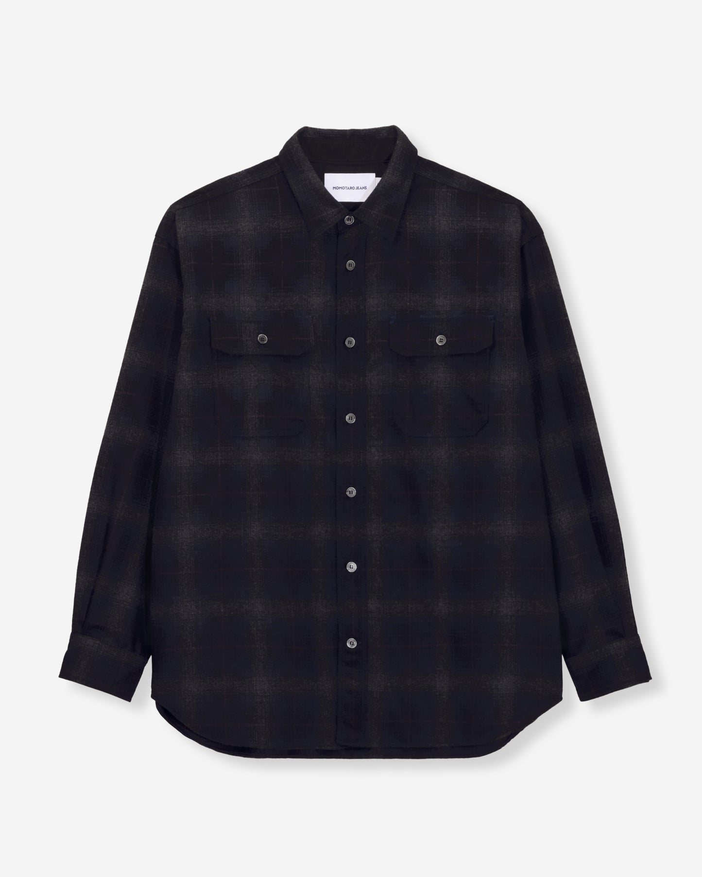 【近日販売予定】WOOL×CASHMERE OMBRE CHECK L/S SHIRT