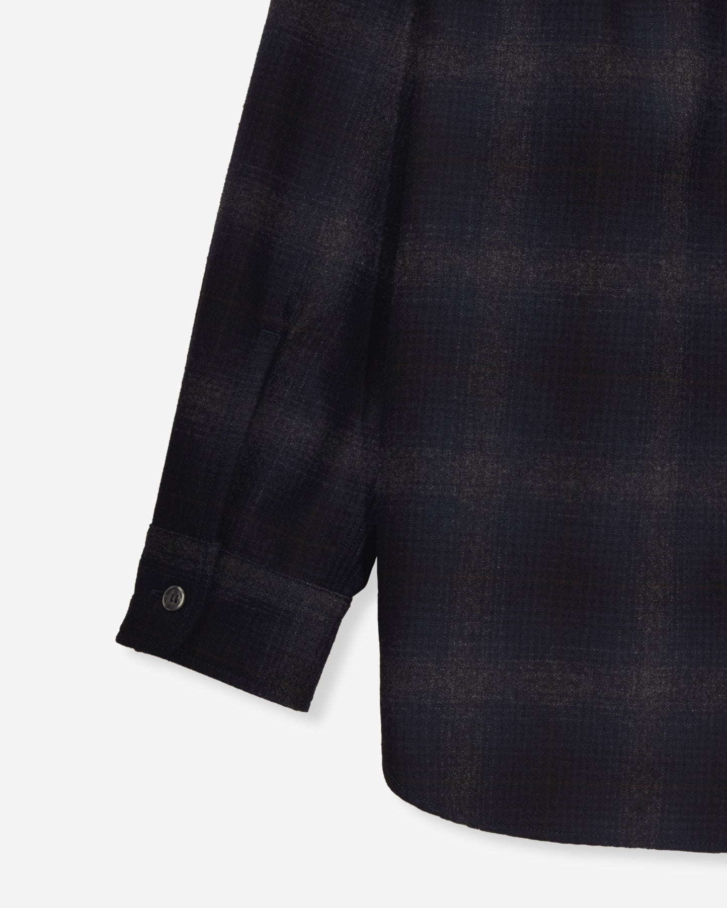 【近日販売予定】WOOL×CASHMERE OMBRE CHECK L/S SHIRT