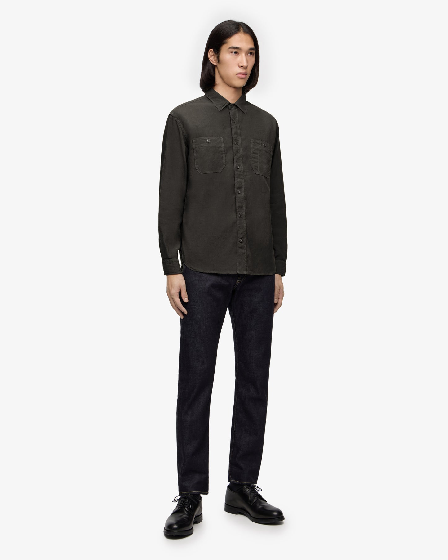 【3月下旬販売開始】LINEN L/S SHIRT