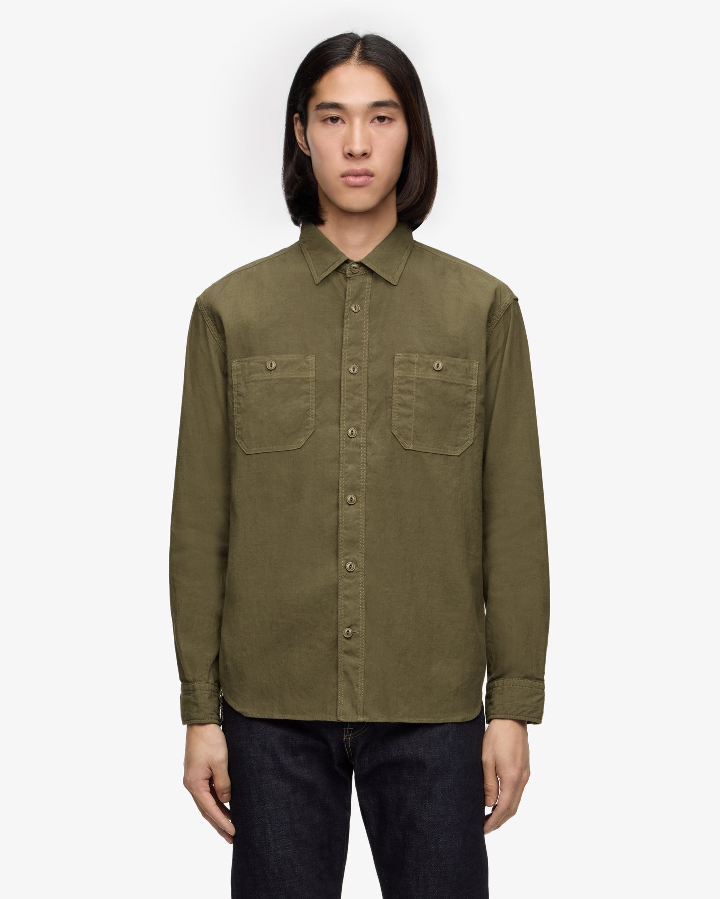 【3月下旬販売開始】LINEN L/S SHIRT