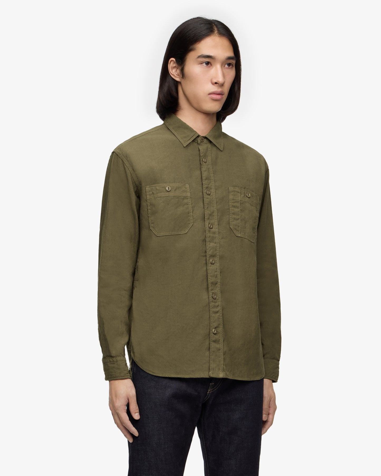 【3月下旬販売開始】LINEN L/S SHIRT