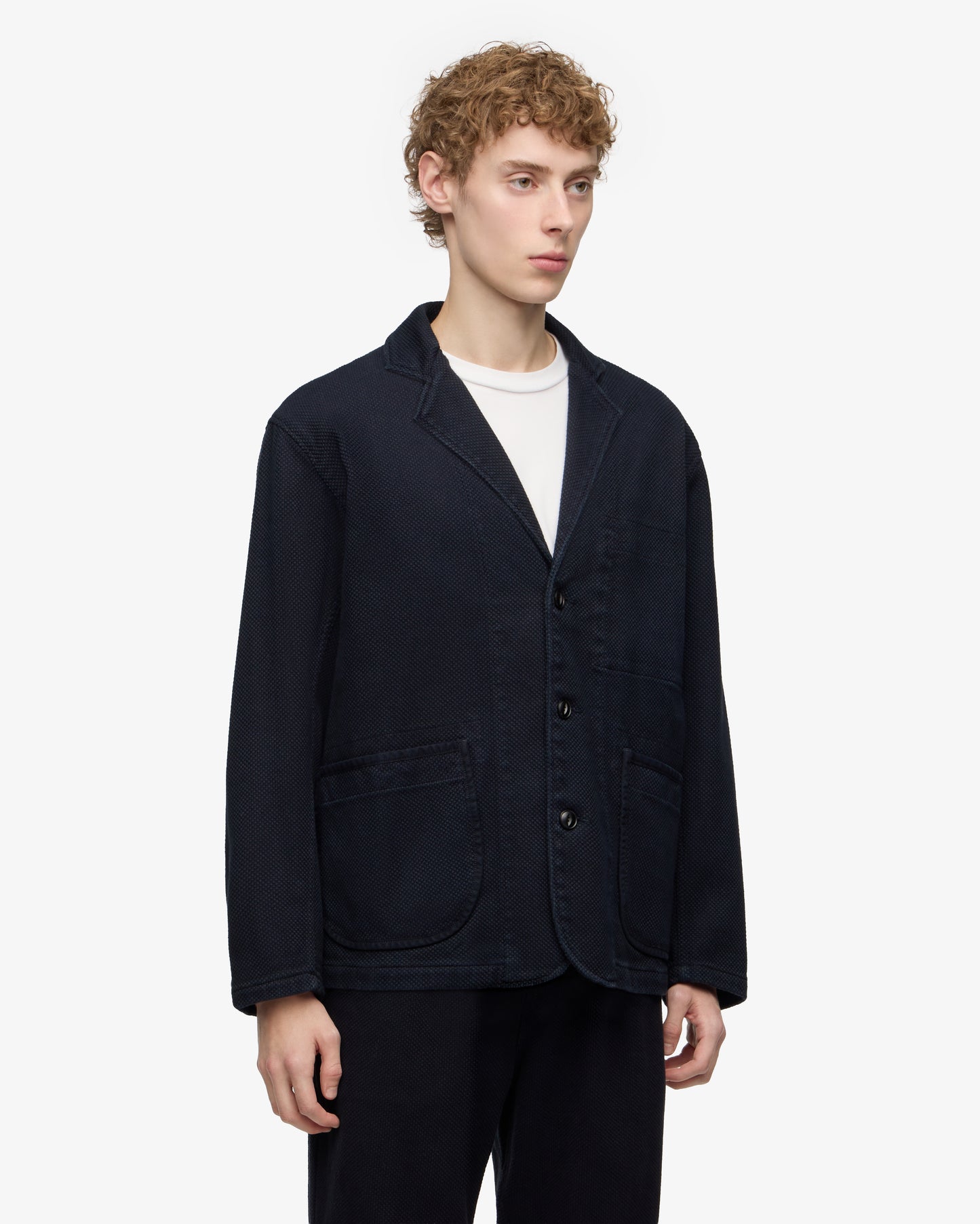 【3月下旬販売開始】SASHIKO TAILORED JACKET-OVERDYE
