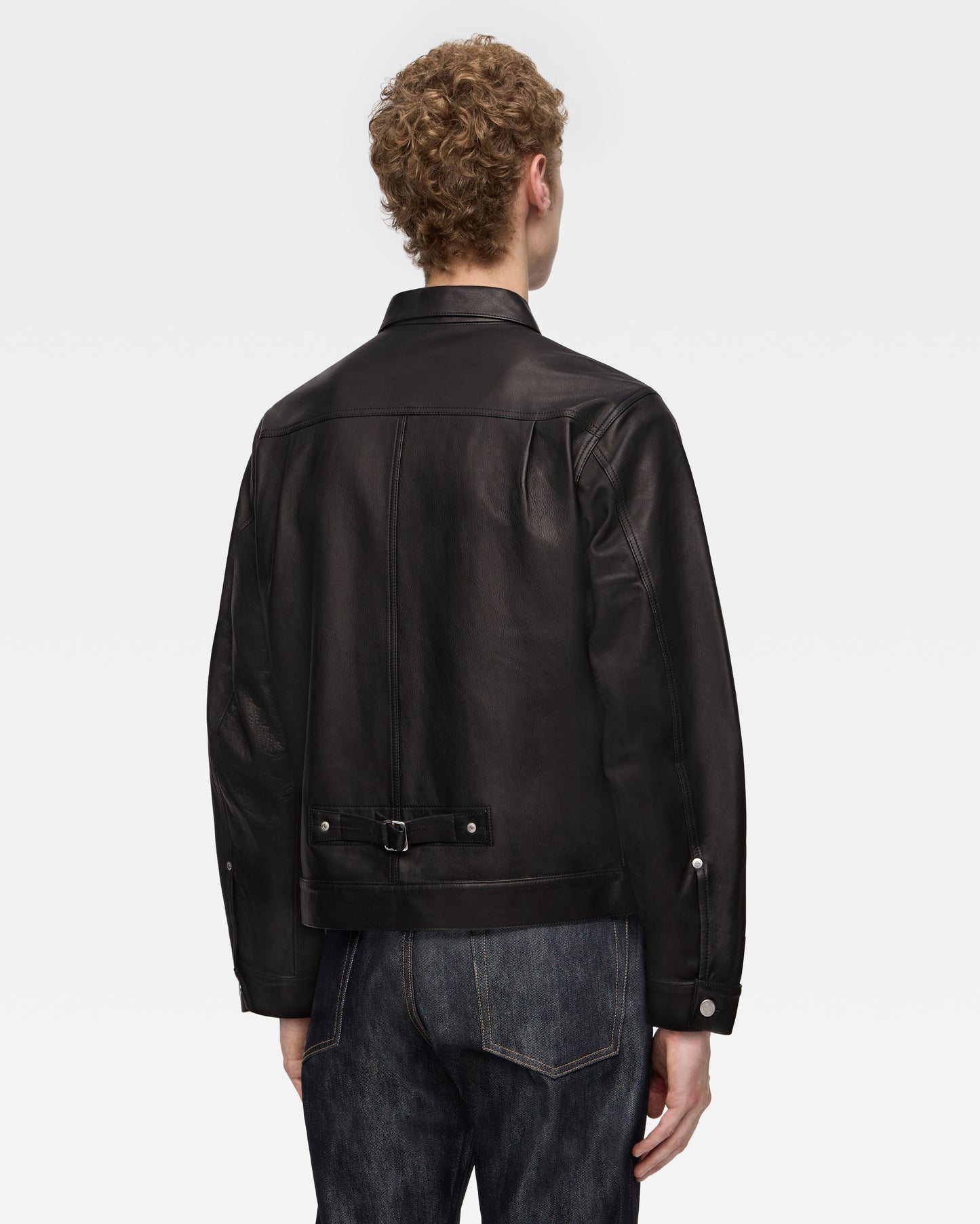 【近日販売予定】LEATHER BROUSON