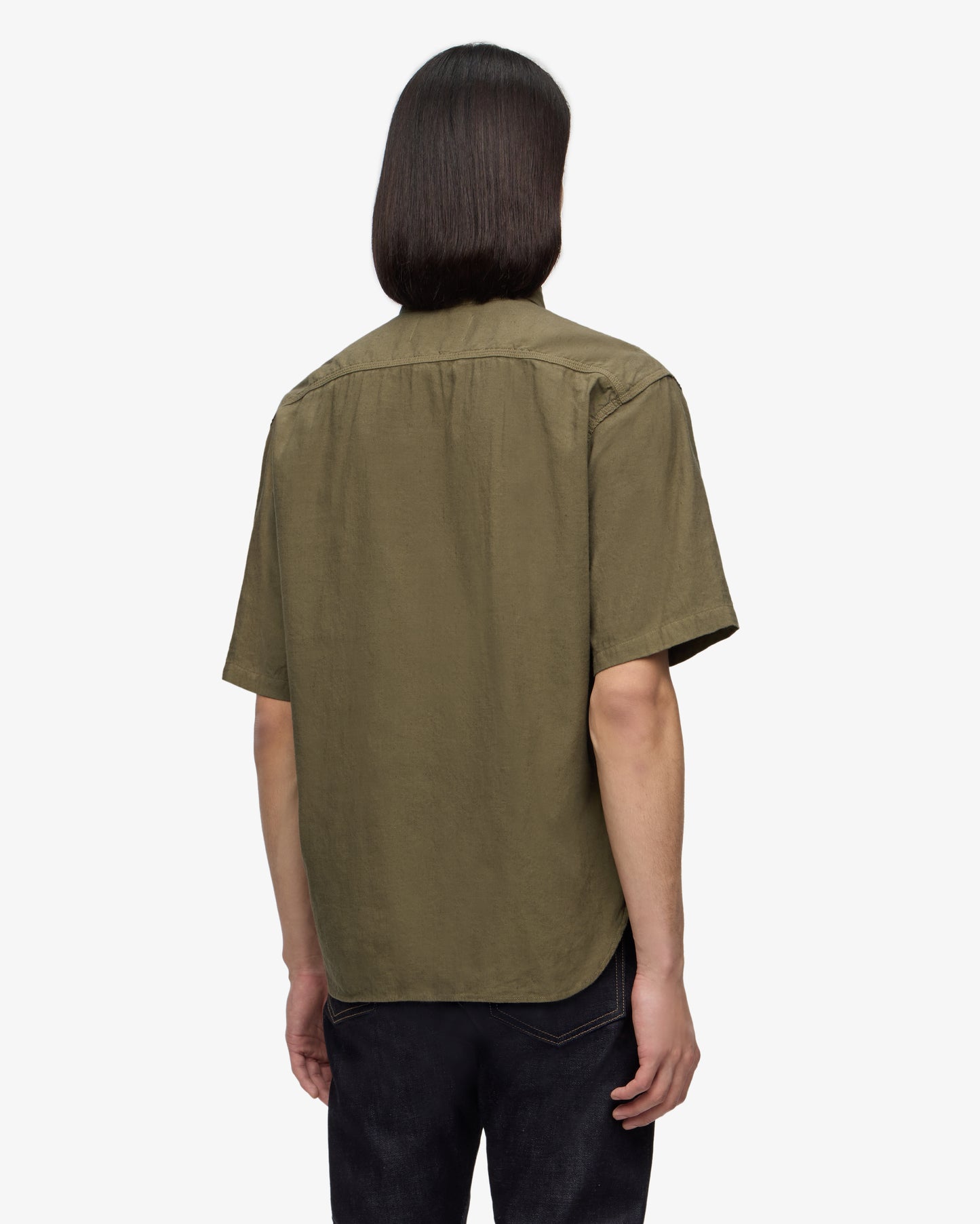 【3月下旬販売開始】LINEN S/S SHIRT