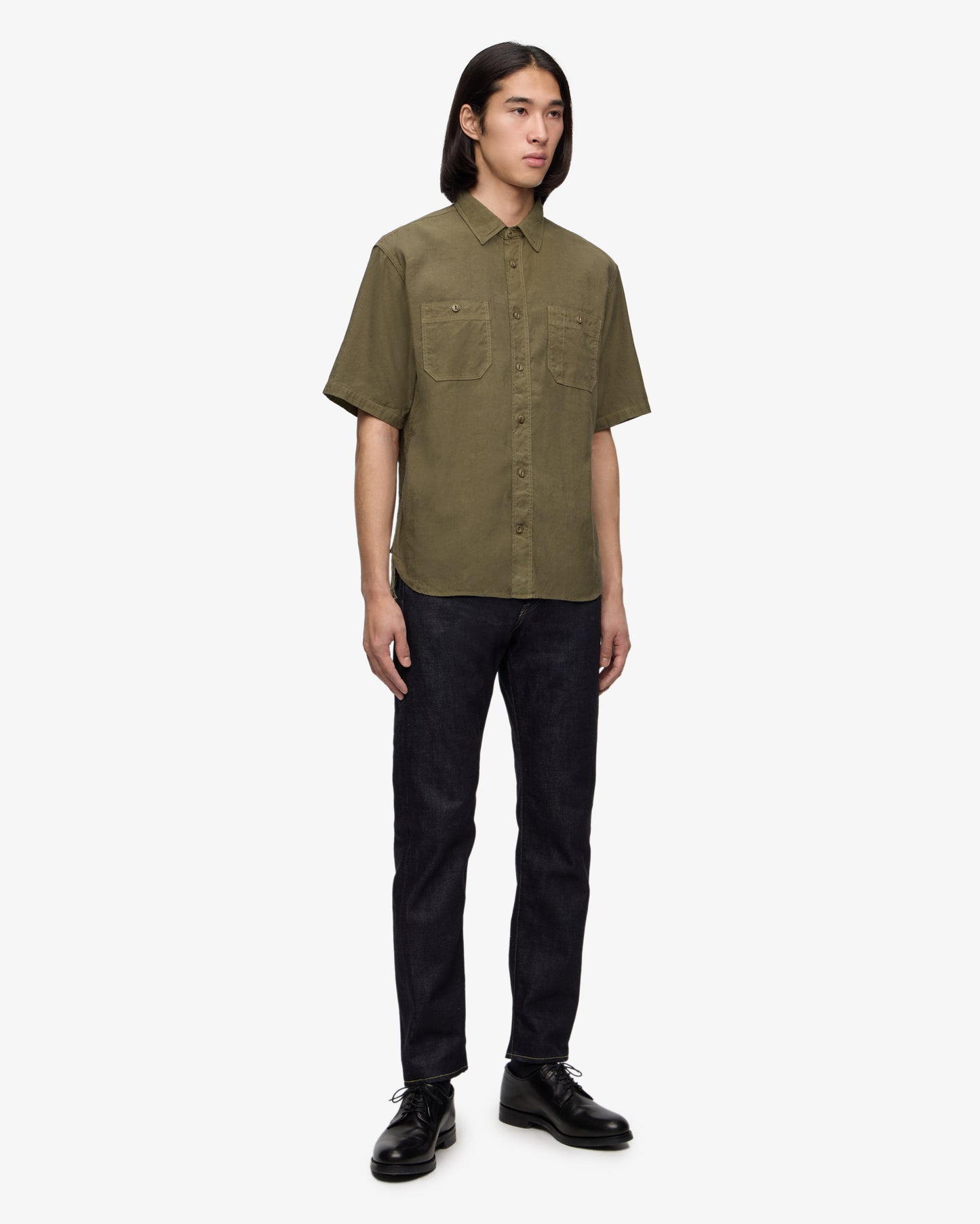 【3月下旬販売開始】LINEN S/S SHIRT