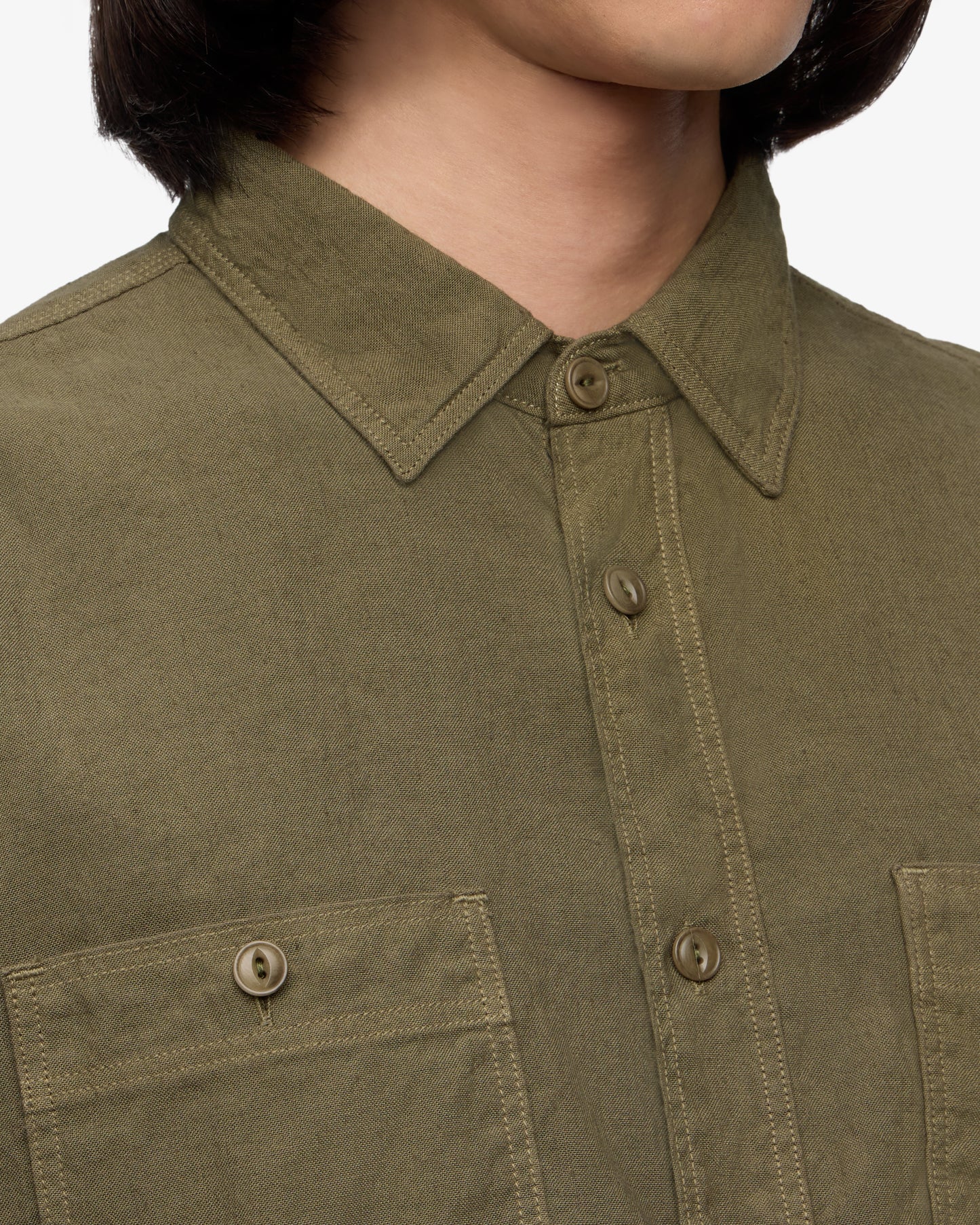 【3月下旬販売開始】LINEN S/S SHIRT
