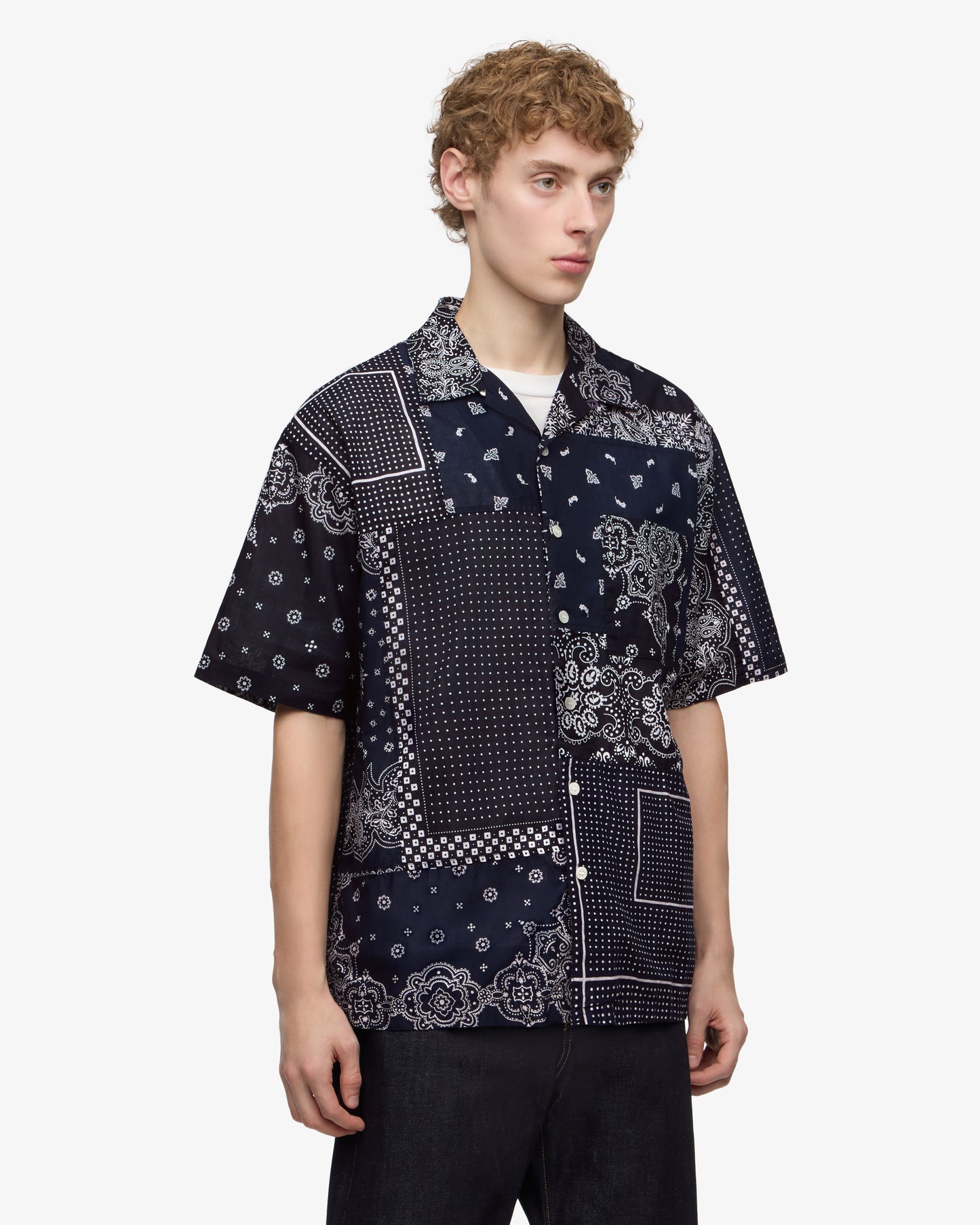 ORIGINAL PRINT S/S SHIRT -PAISLEY PATTEN