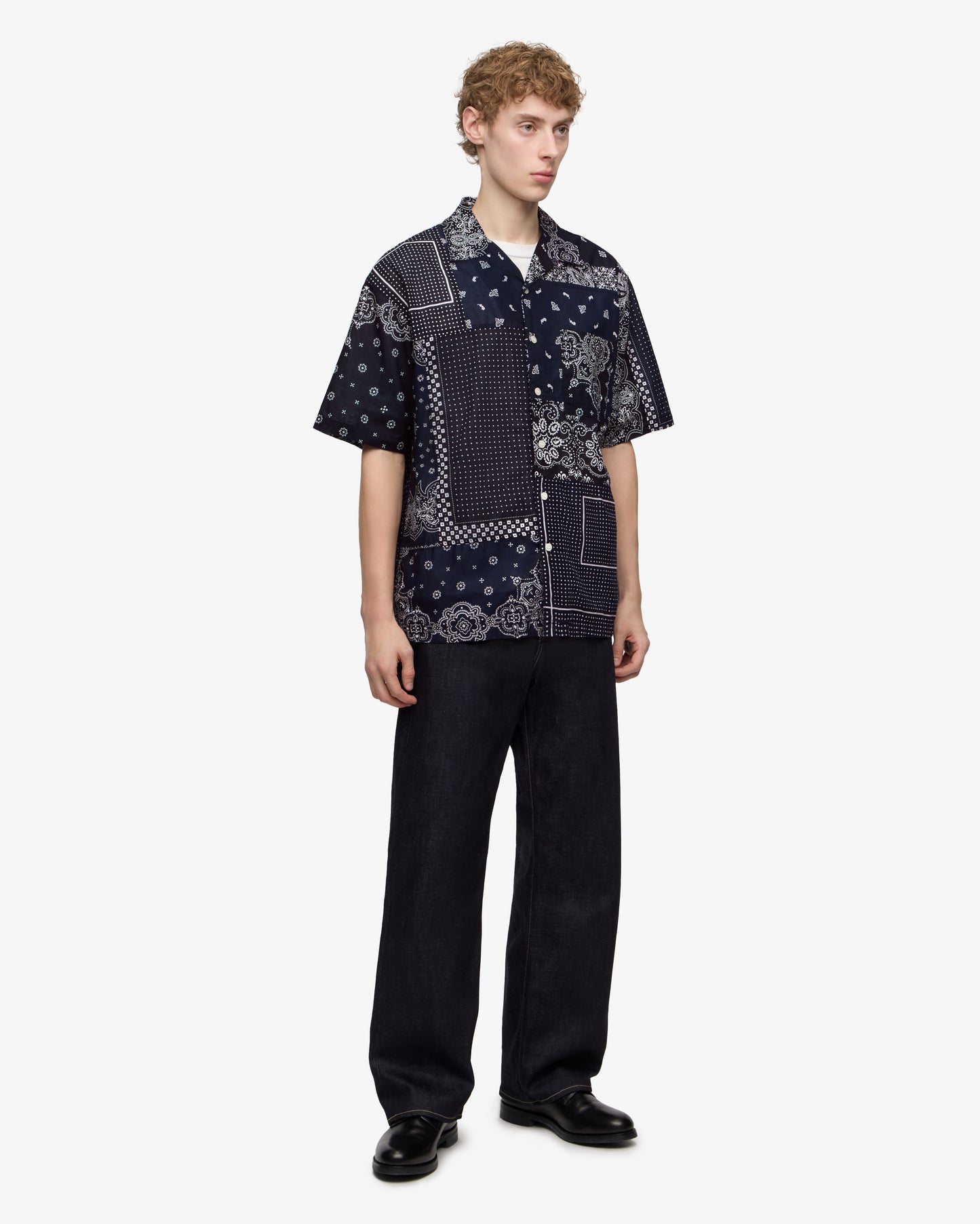 ORIGINAL PRINT S/S SHIRT -PAISLEY PATTEN