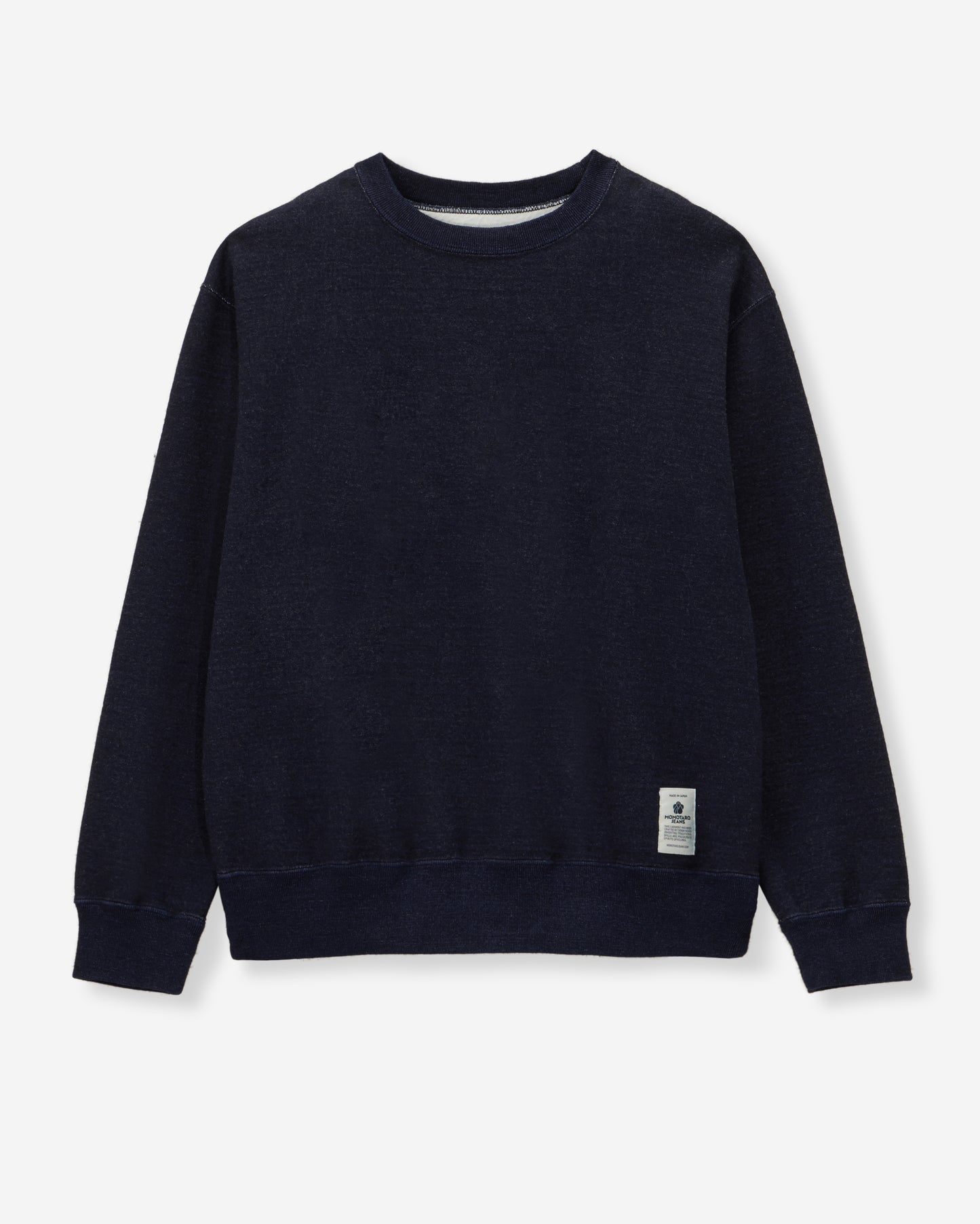 【近日販売予定】INDIGO SWEAT CREW NECK PO-YARN DYED