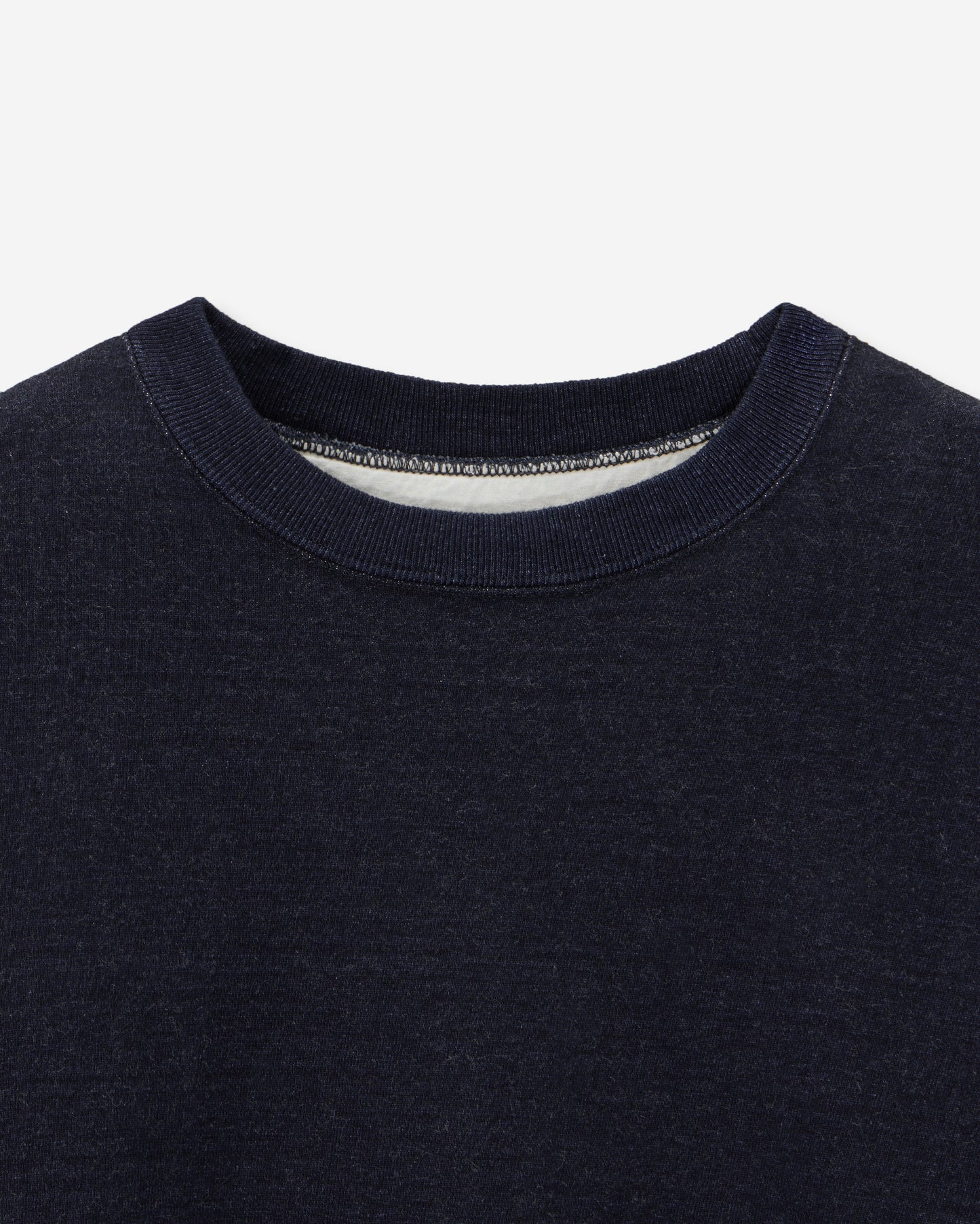 【近日販売予定】INDIGO SWEAT CREW NECK PO-YARN DYED