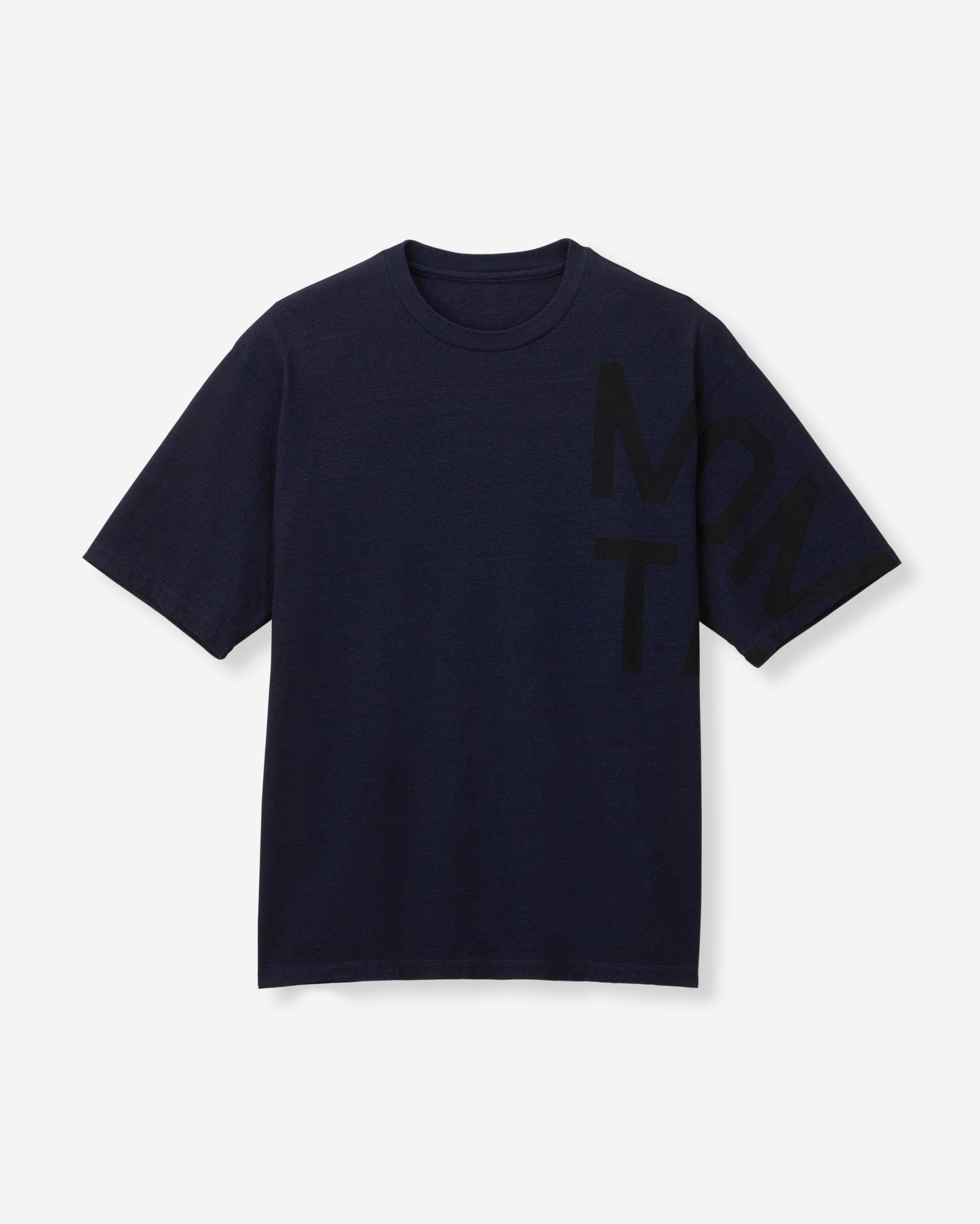 INDIGO YARN DYED S/S TEE - MOMOTARO