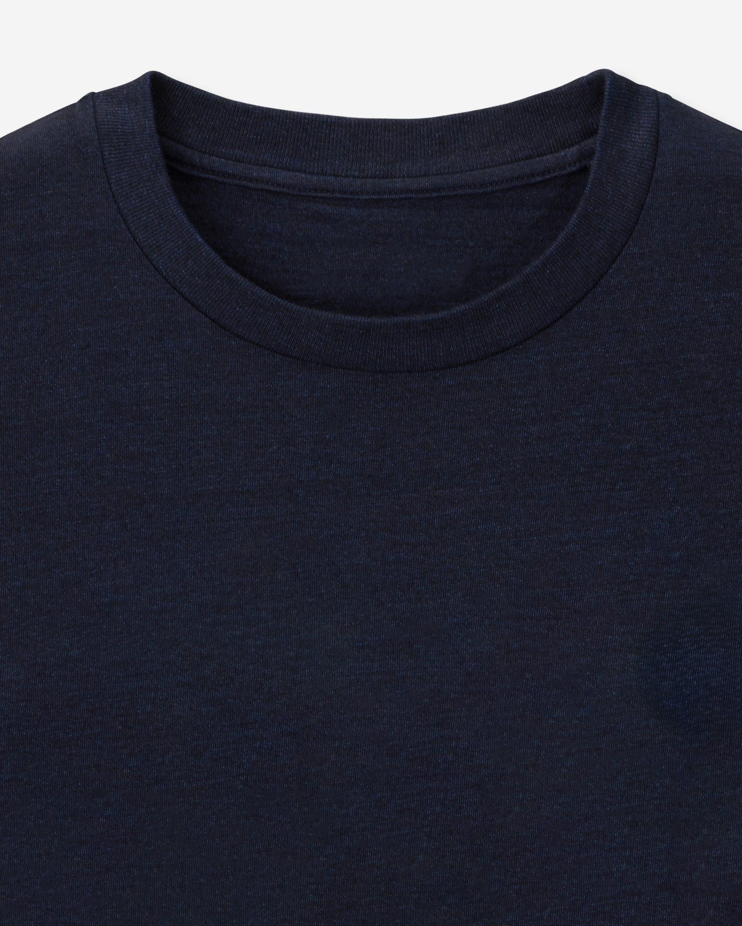 INDIGO YARN DYED S/S TEE - MOMOTARO