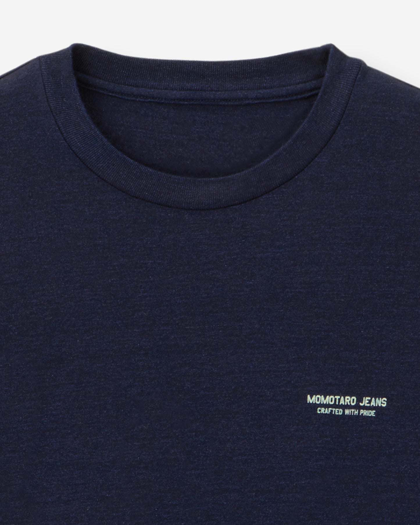 INDIGO YARN DYED TEE - TOKUNO BLUE