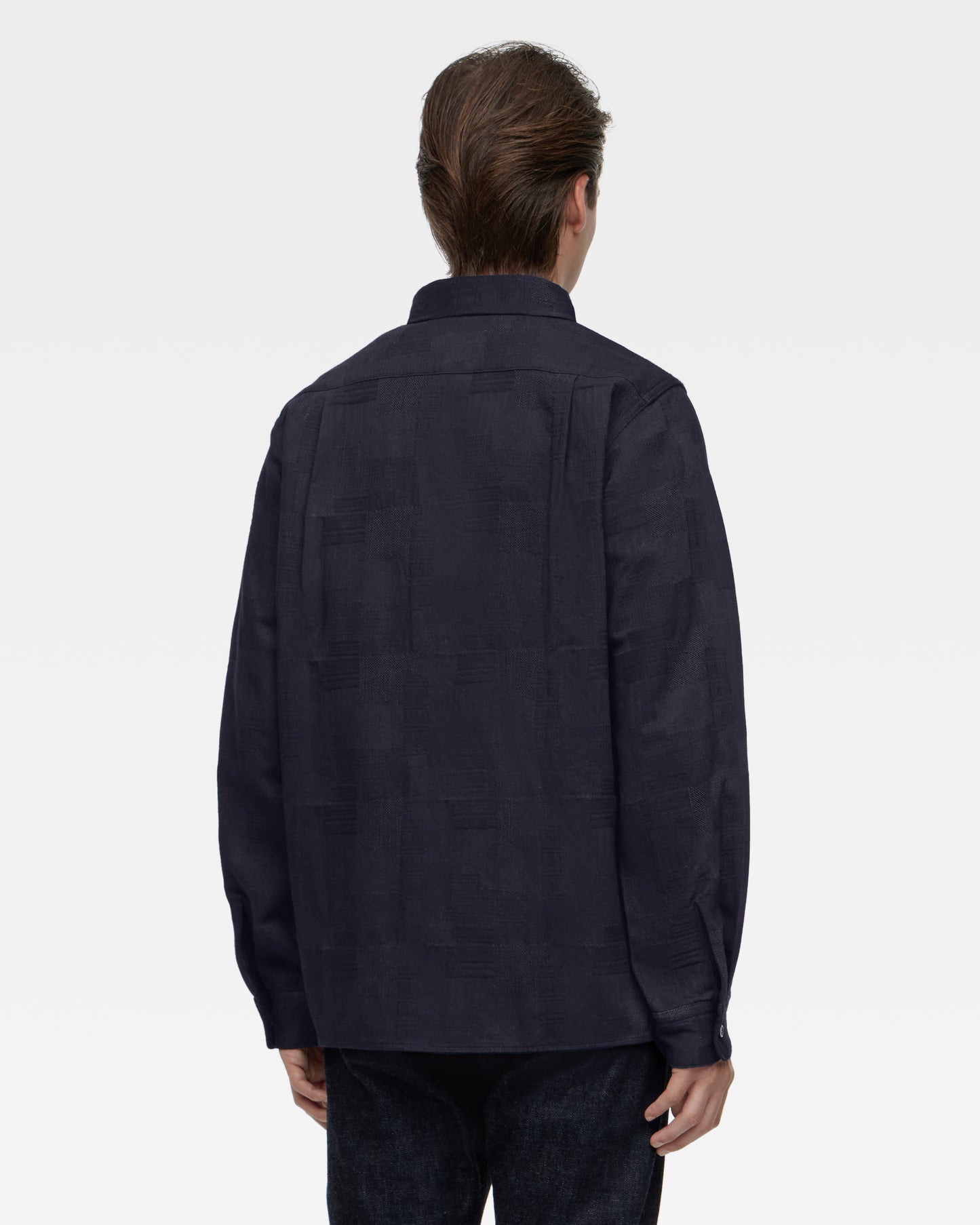 Indigo Jacquard Shirt