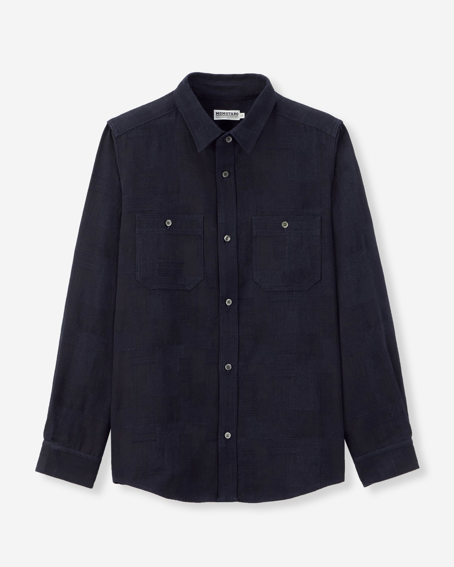 Indigo Jacquard Shirt