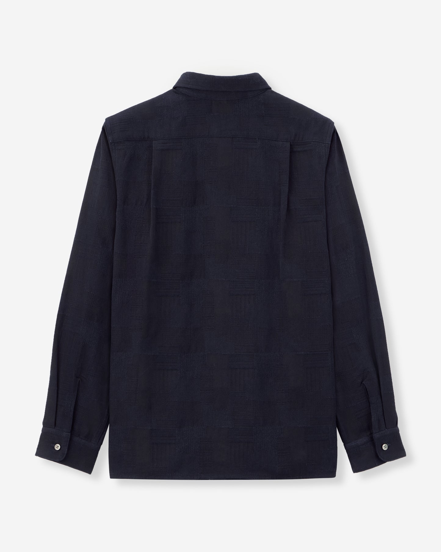 Indigo Jacquard Shirt