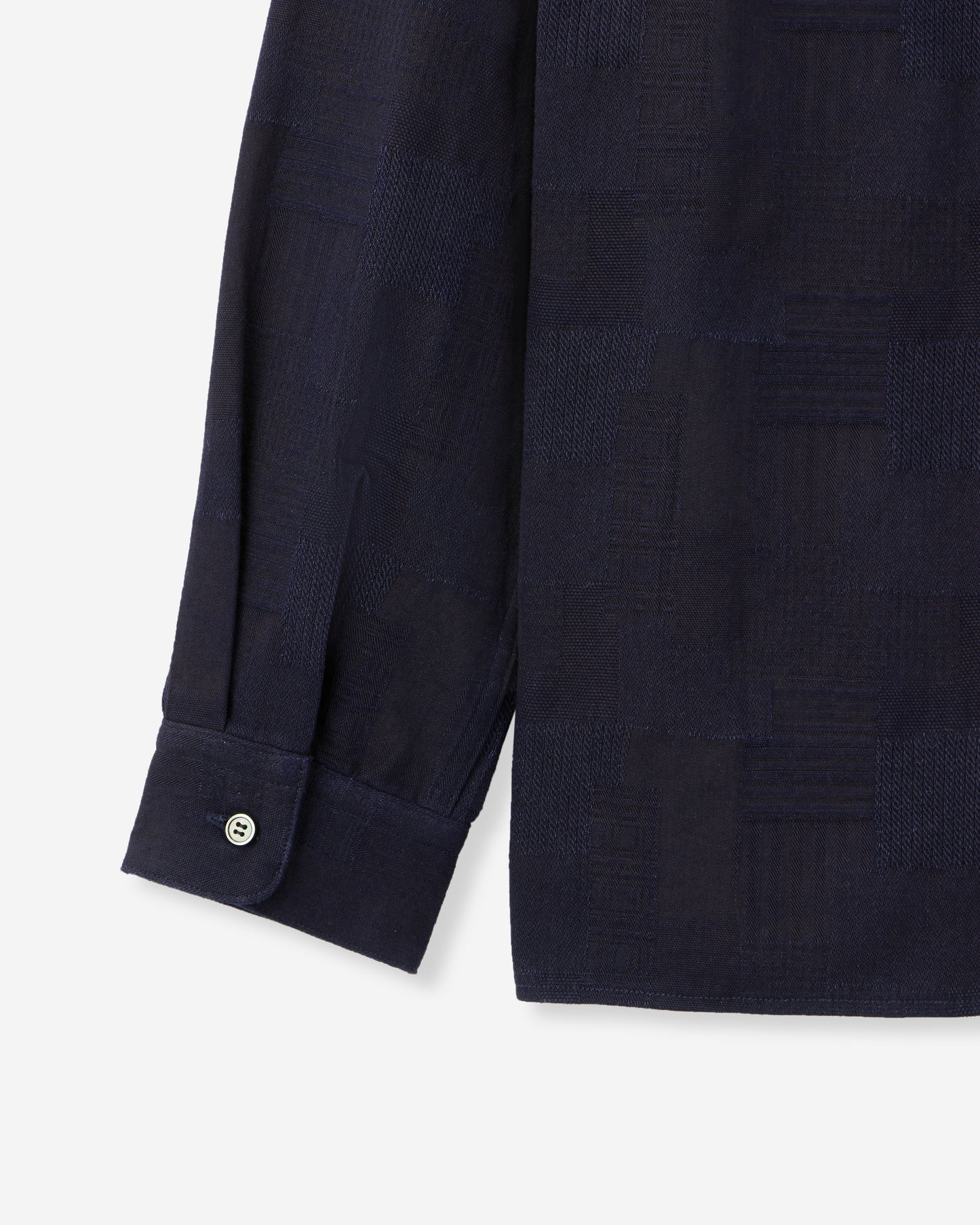 Indigo Jacquard Shirt