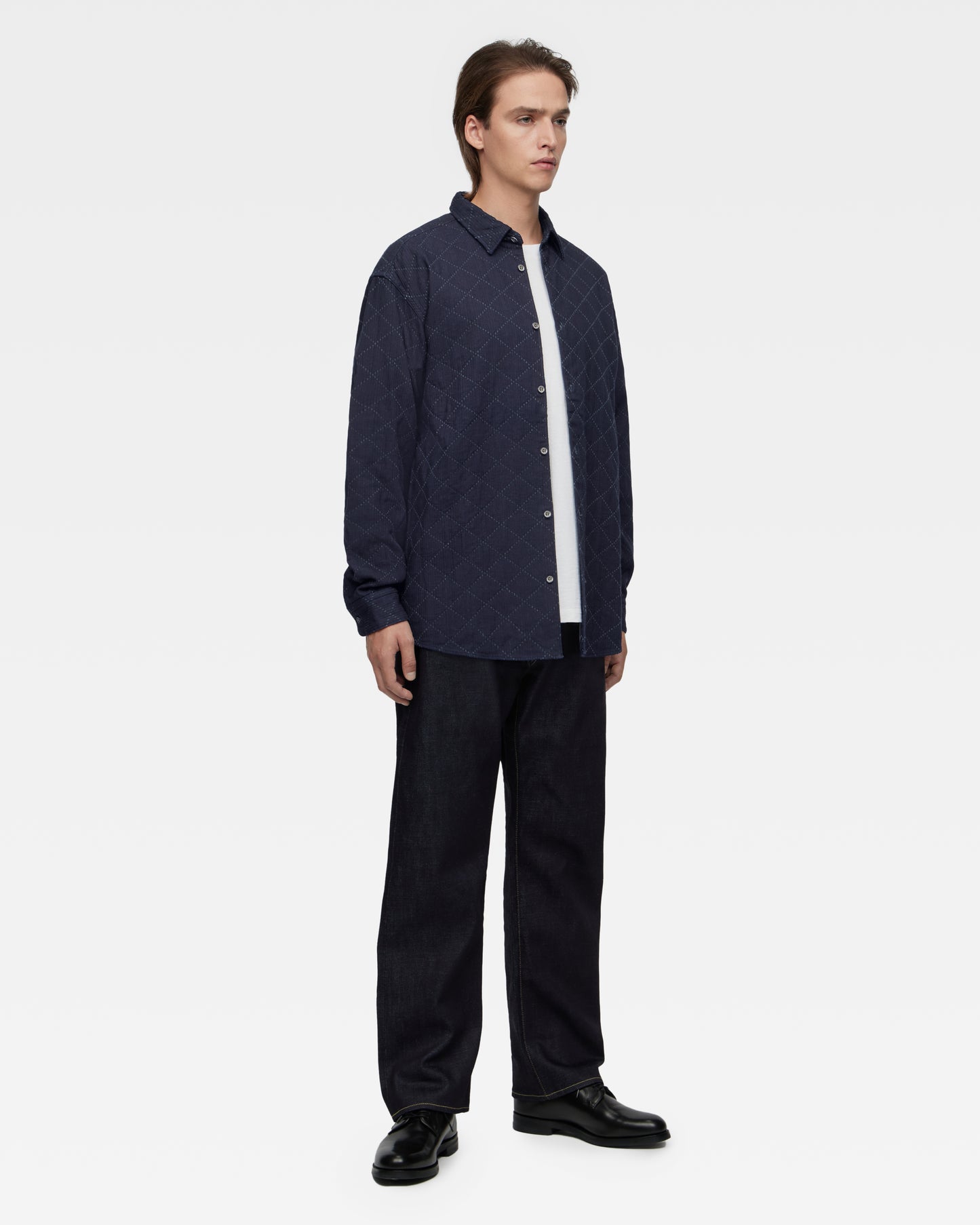 Indigo Sashiko Shirt