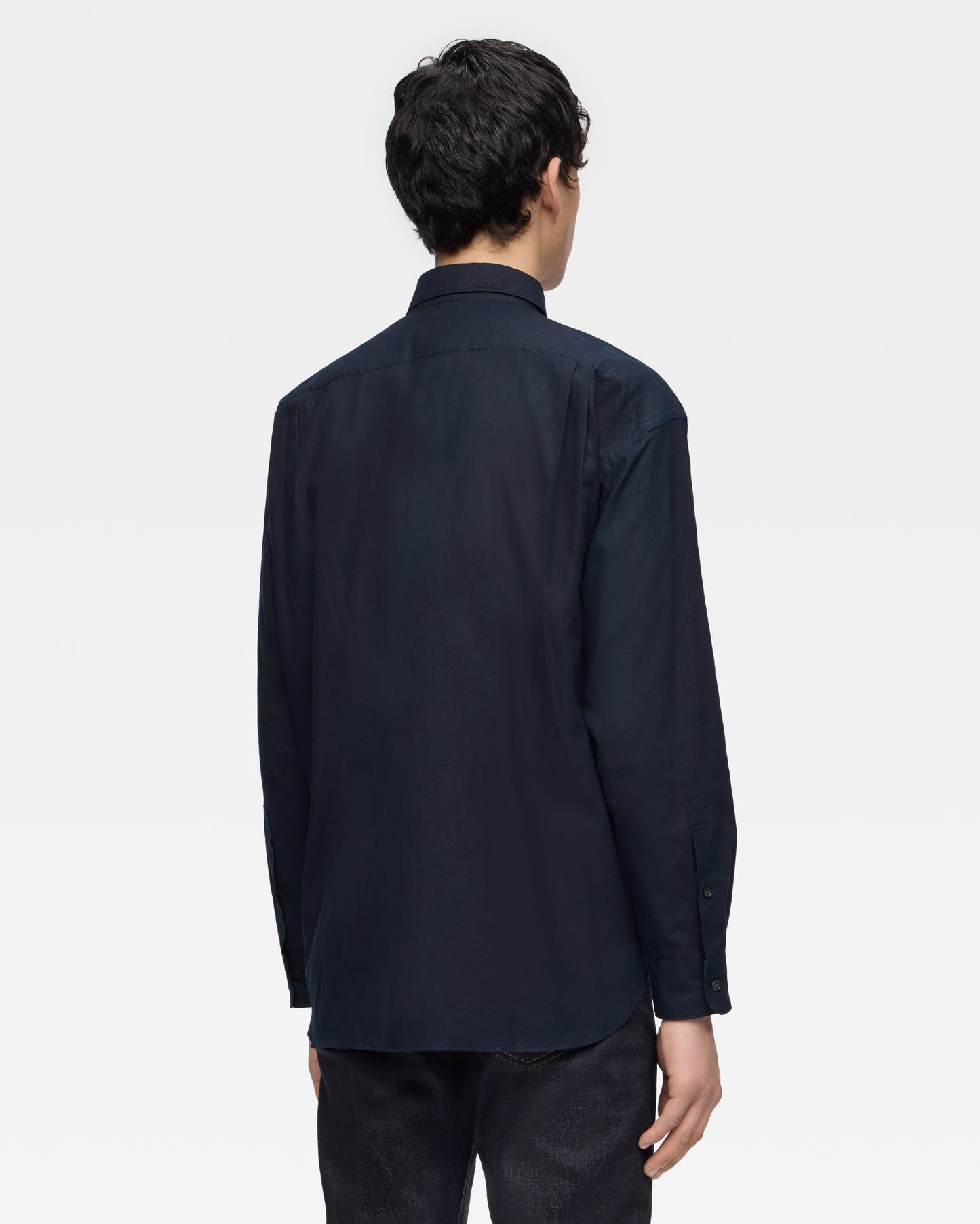 POPLIN L/S SHIRT - INDIGO