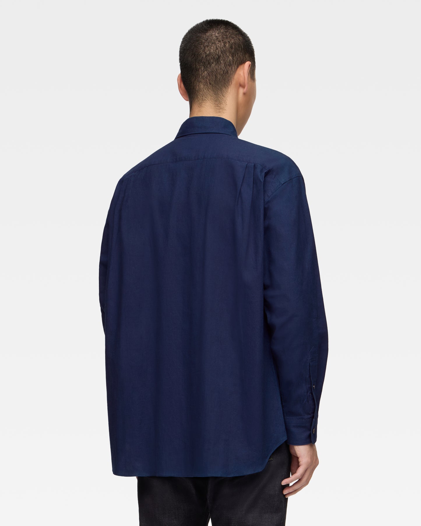 POPLIN L/S SHIRT - INDIGO