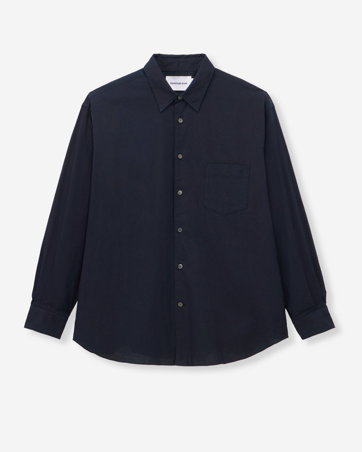 POPLIN L/S SHIRT - INDIGO