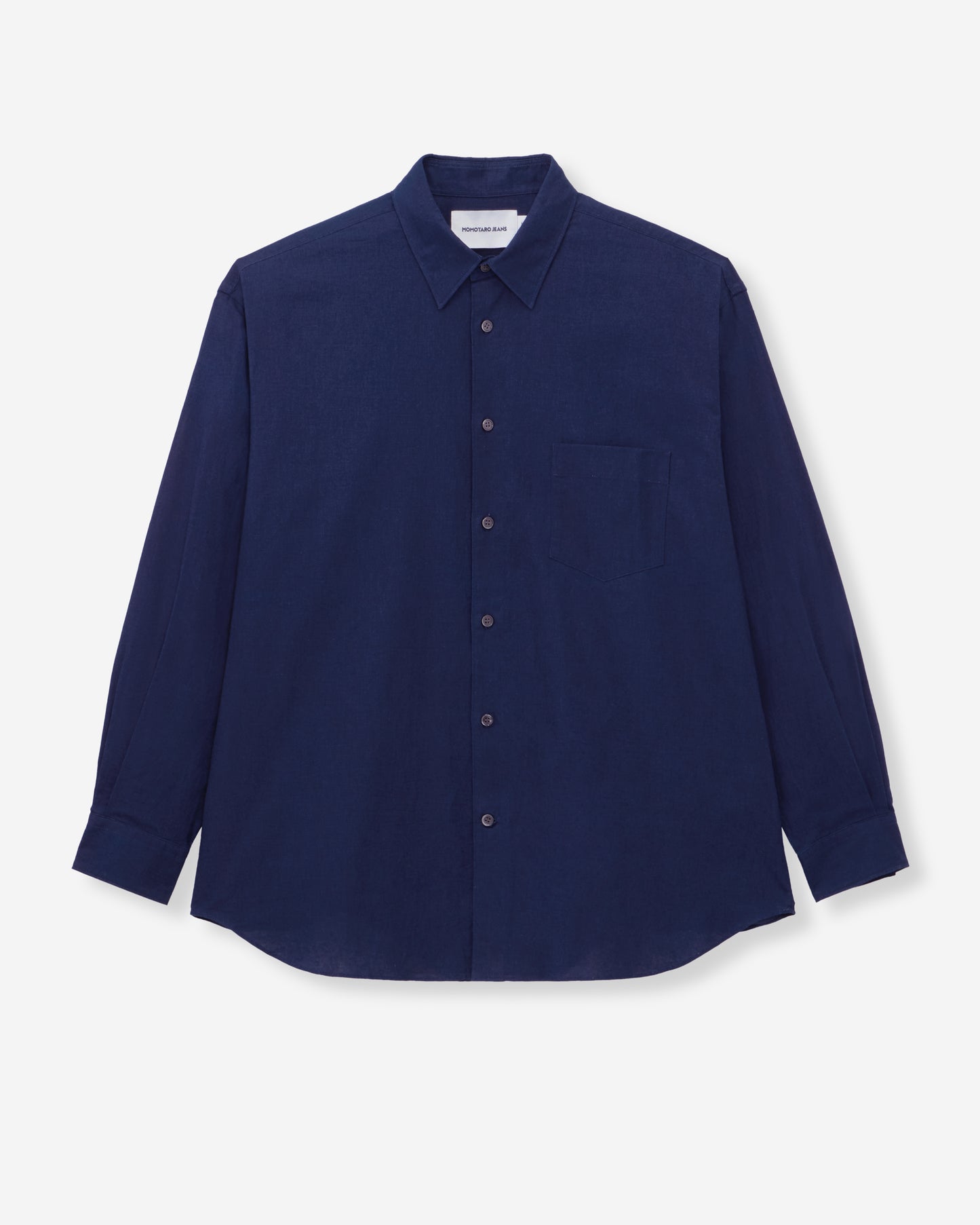 POPLIN L/S SHIRT - INDIGO