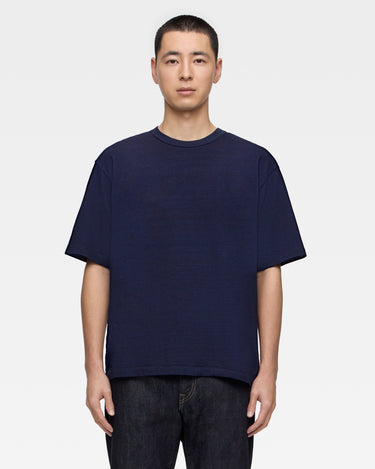 YARN DYED S/S TEE - INDIGO