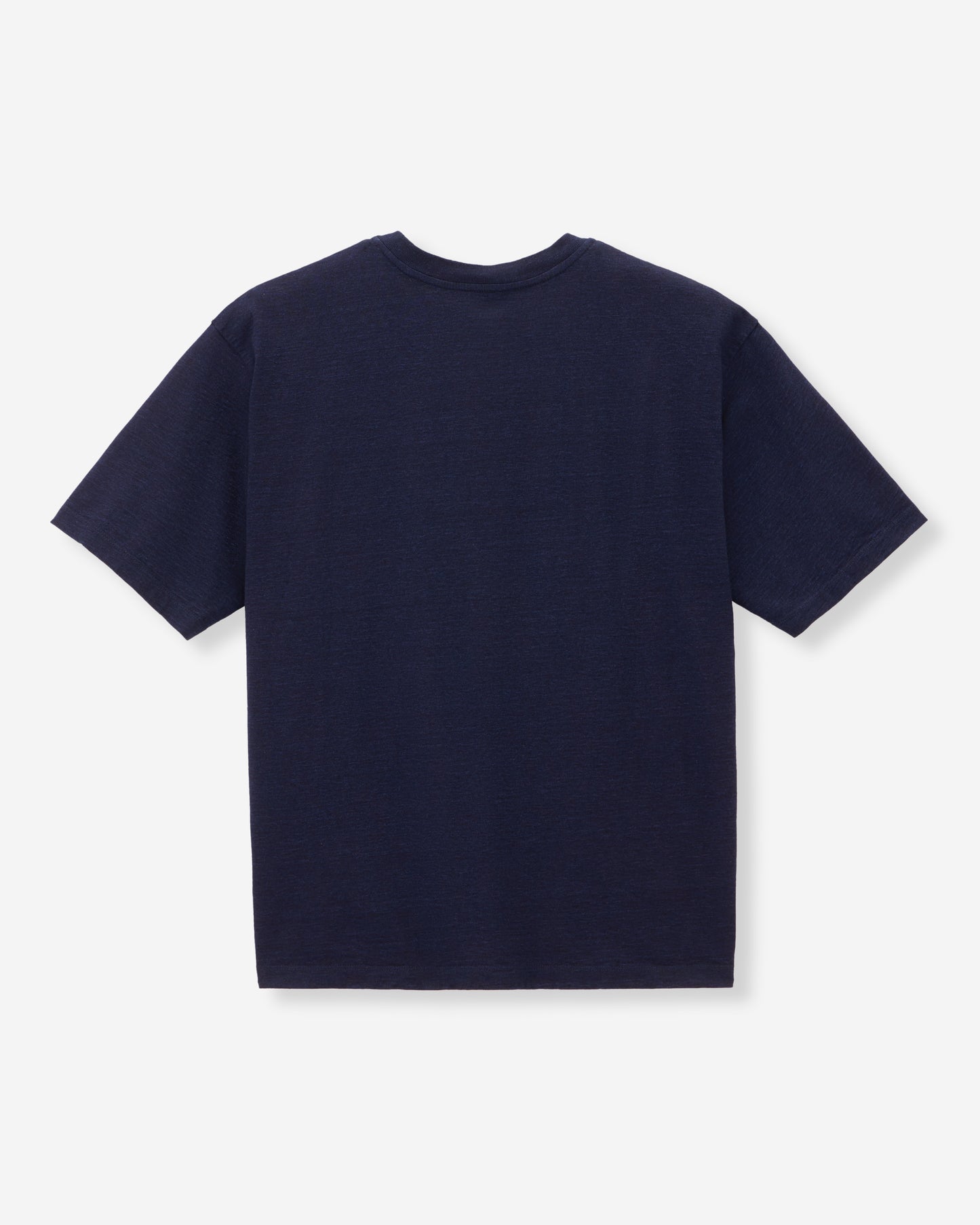 YARN DYED S/S POCKET TEE - INDIGO