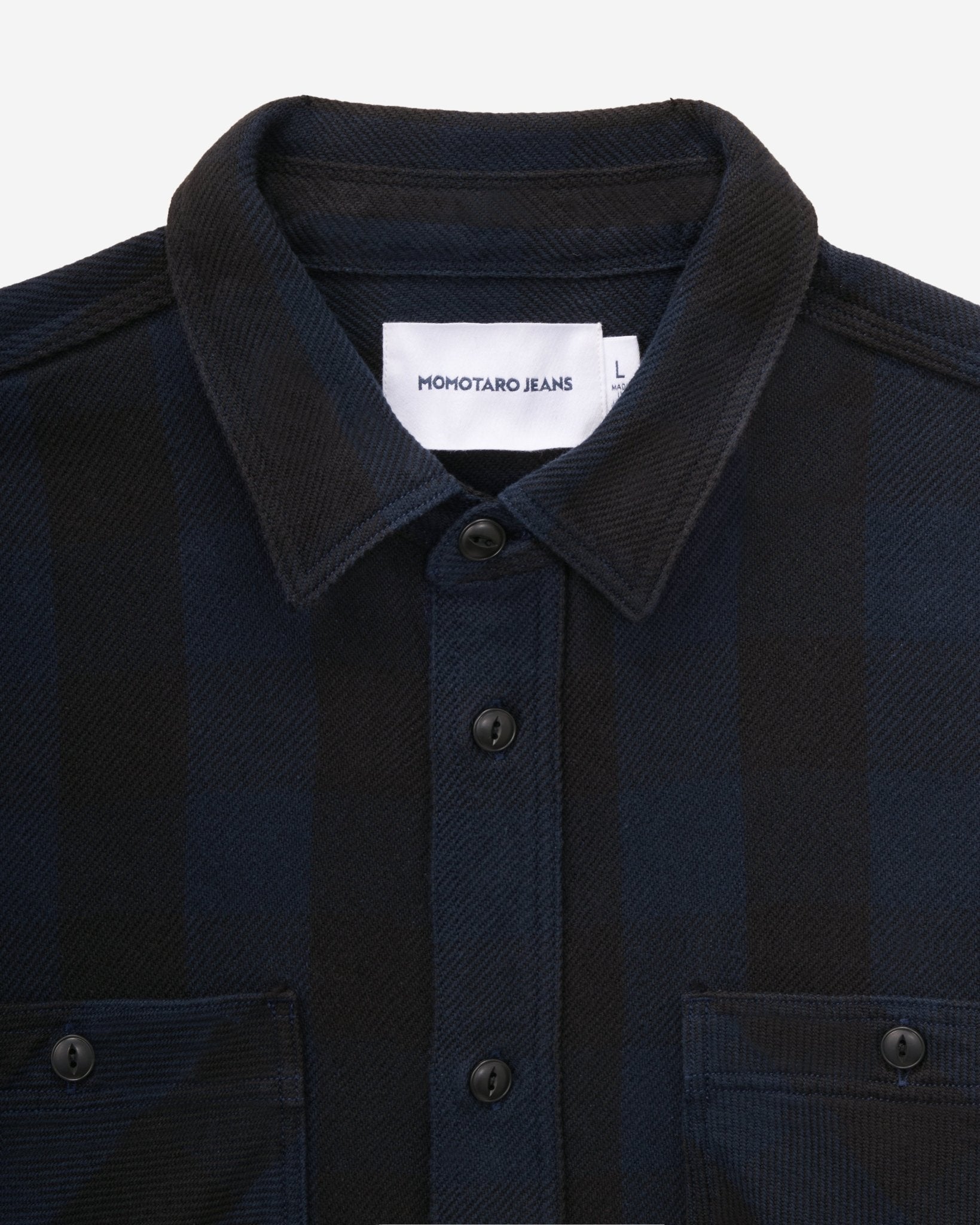BLOCK CHECK L/S SHIRT - MOMOTARO JEANS
