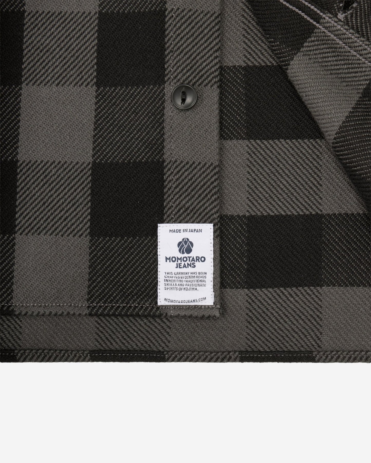 BLOCK CHECK L/S SHIRT - MOMOTARO JEANS