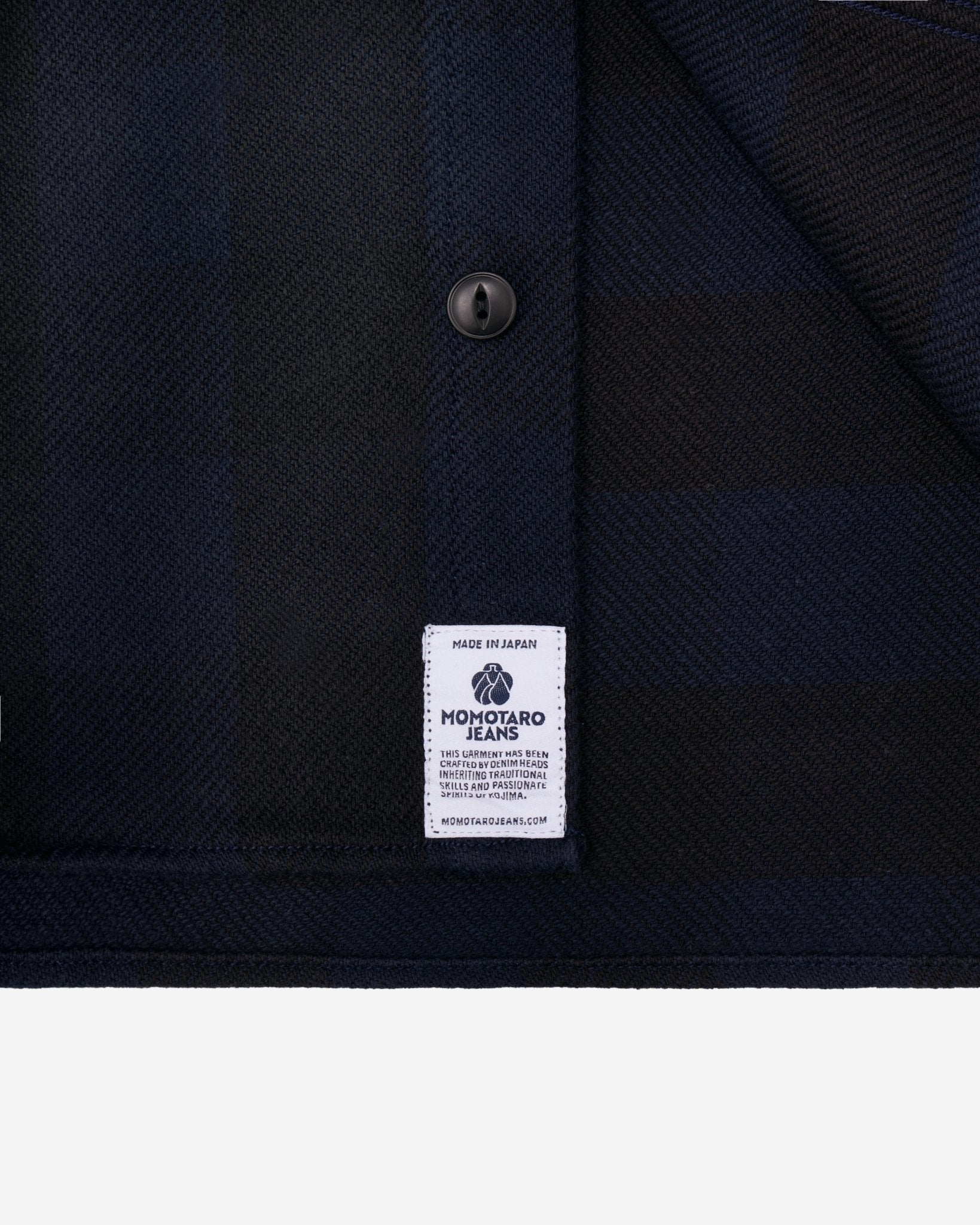 BLOCK CHECK L/S SHIRT - MOMOTARO JEANS